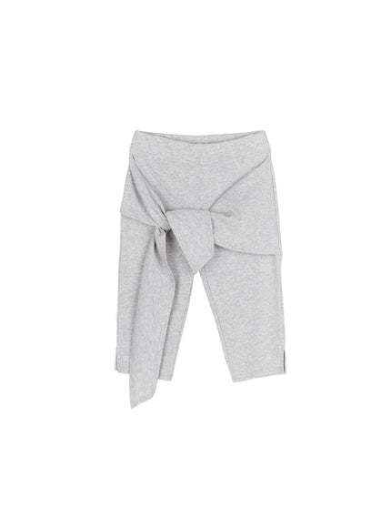 Wrap Capri Pants CU526 in Gray, size S/M