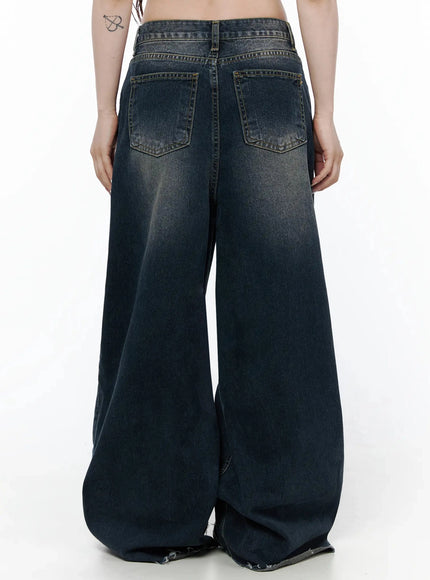 Zelie Dark Wash Wide-Leg Jeans IL506 — view 11
