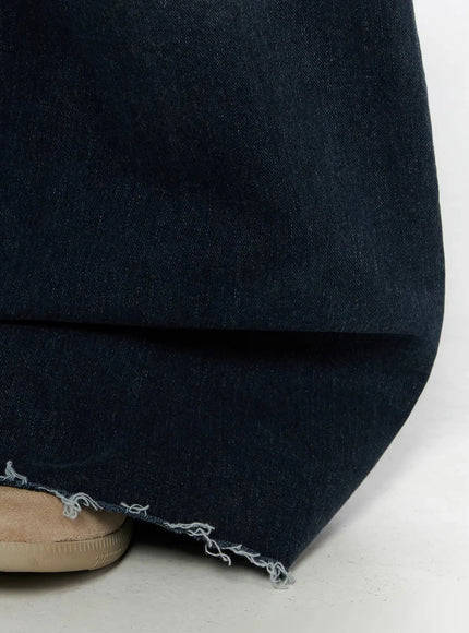 Zelie Dark Wash Wide-Leg Jeans IL506 — view 12