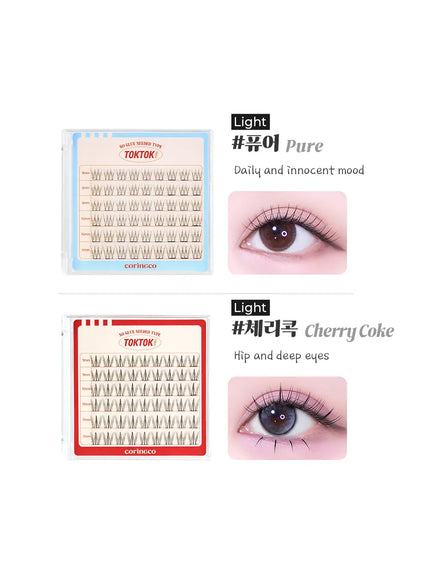 TOKTOKHARA No Glue Eyelash – Light (54pcs)