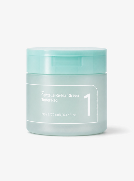 No.1 Centella Re-Leaf Green Toner Pad (70ea / 190ml)
