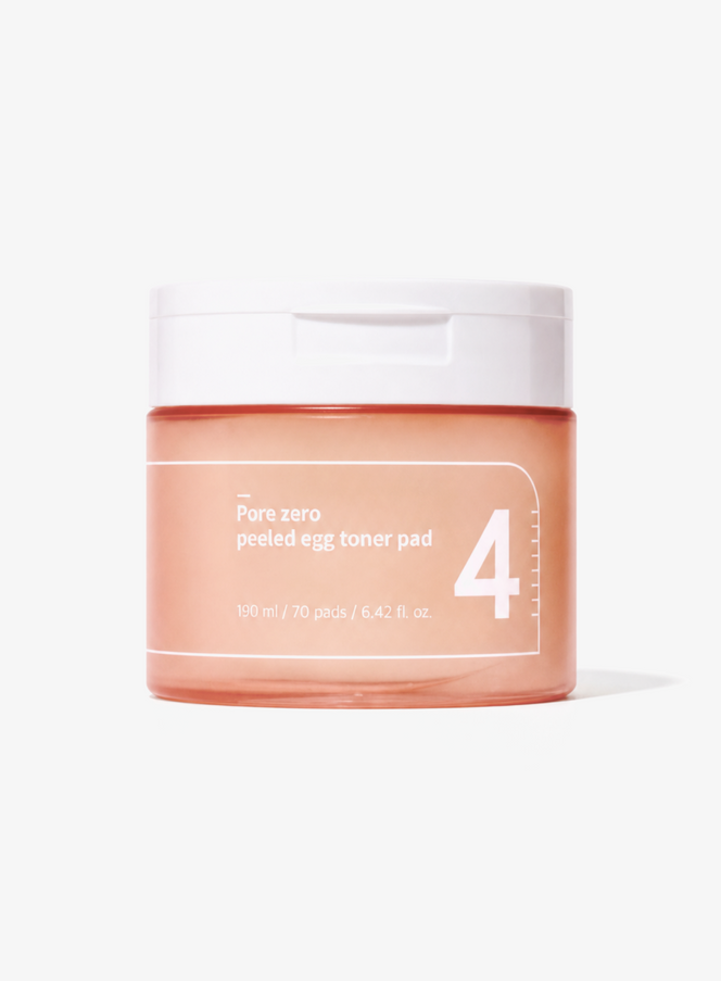No.4 Pore Zero Peeled Egg Toner Pad (70ea / 190ml)