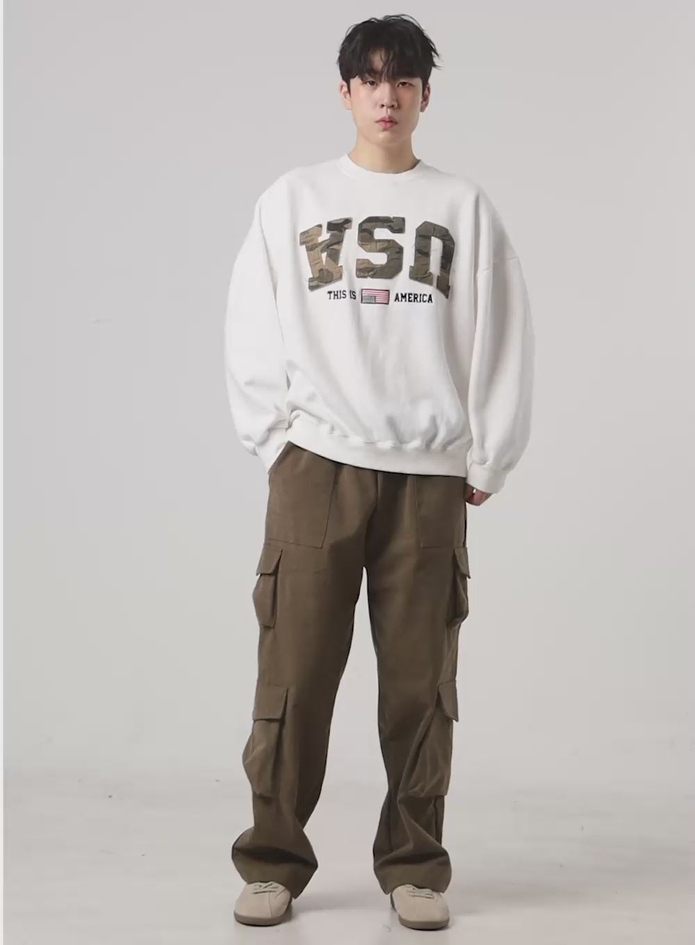 Men's Wide Fit Cargo Pants IN422