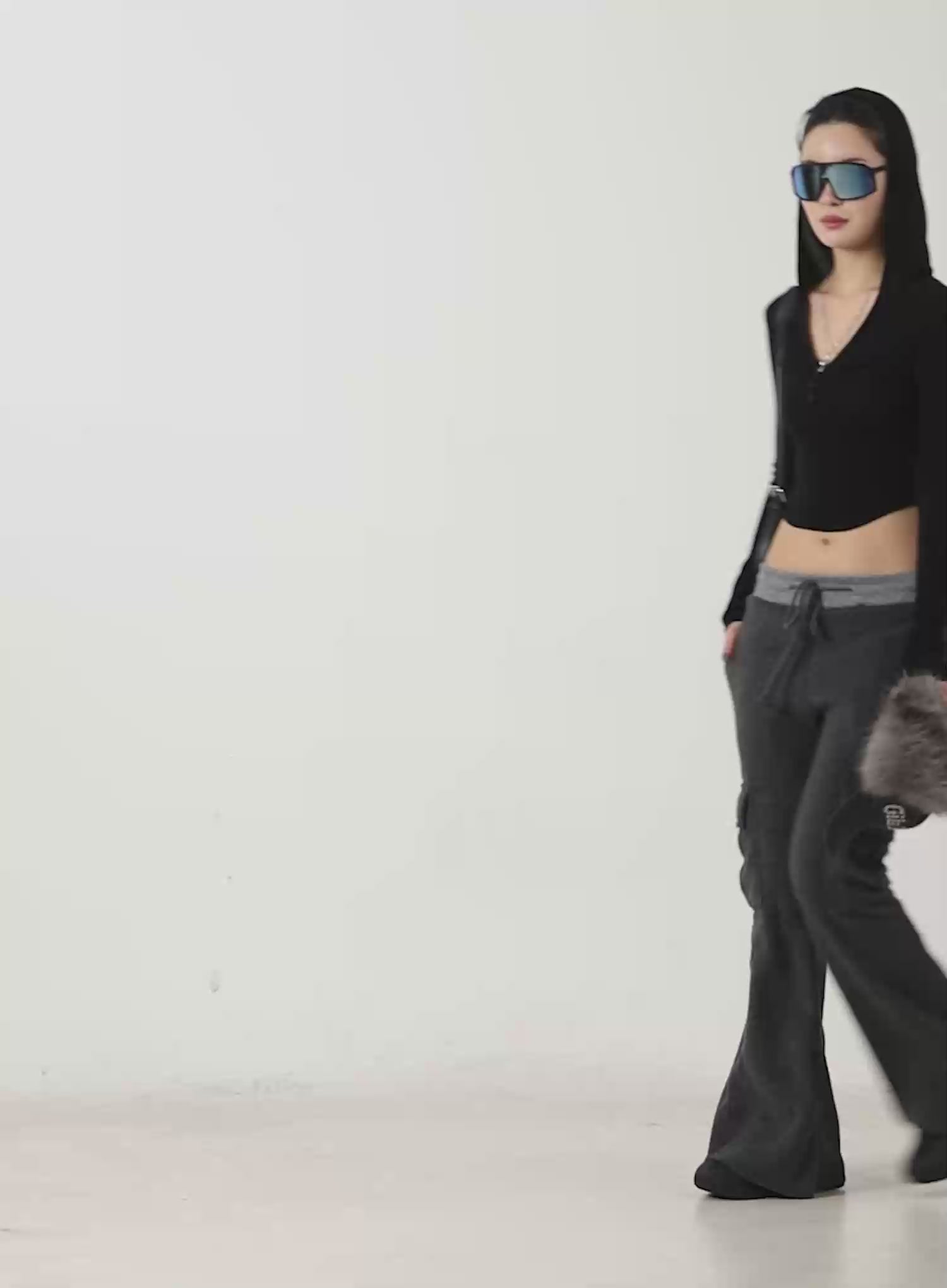 Cargo Bootcut Sweatpants CD509