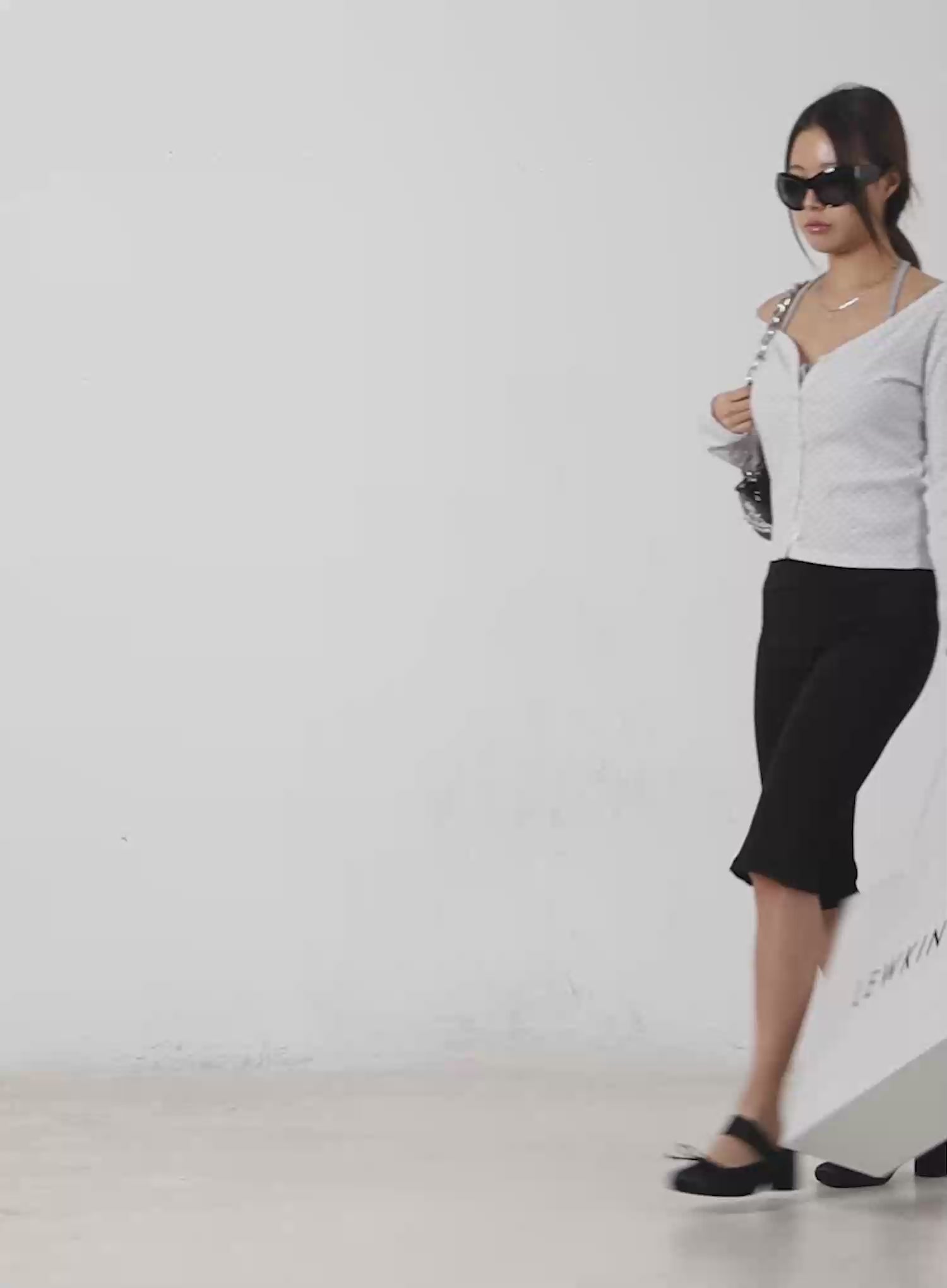 Black Ribbon Sandals CM525