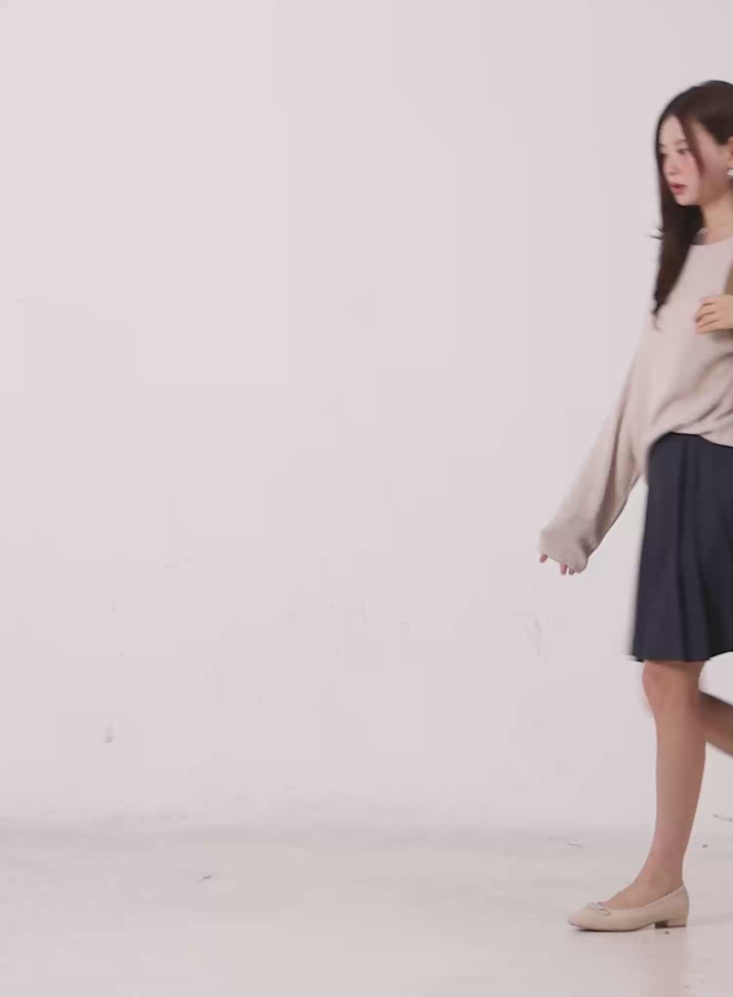 Loose Fit Boat Neck Pullover Knit CG520