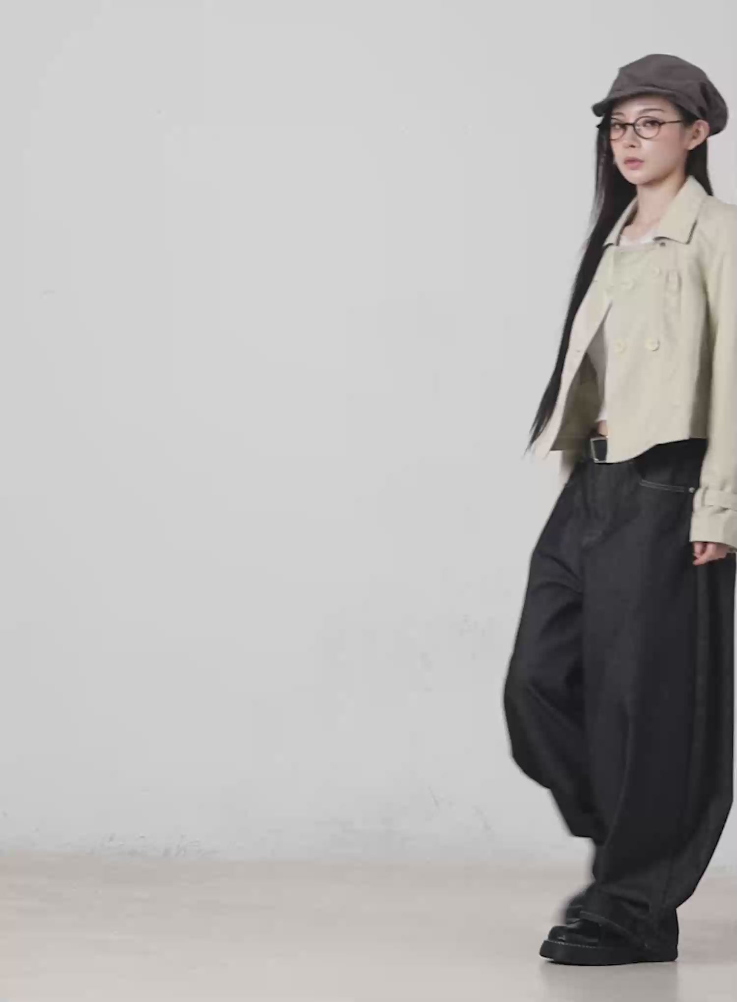 Felix Non-Fade Wide Leg Jeans CM519