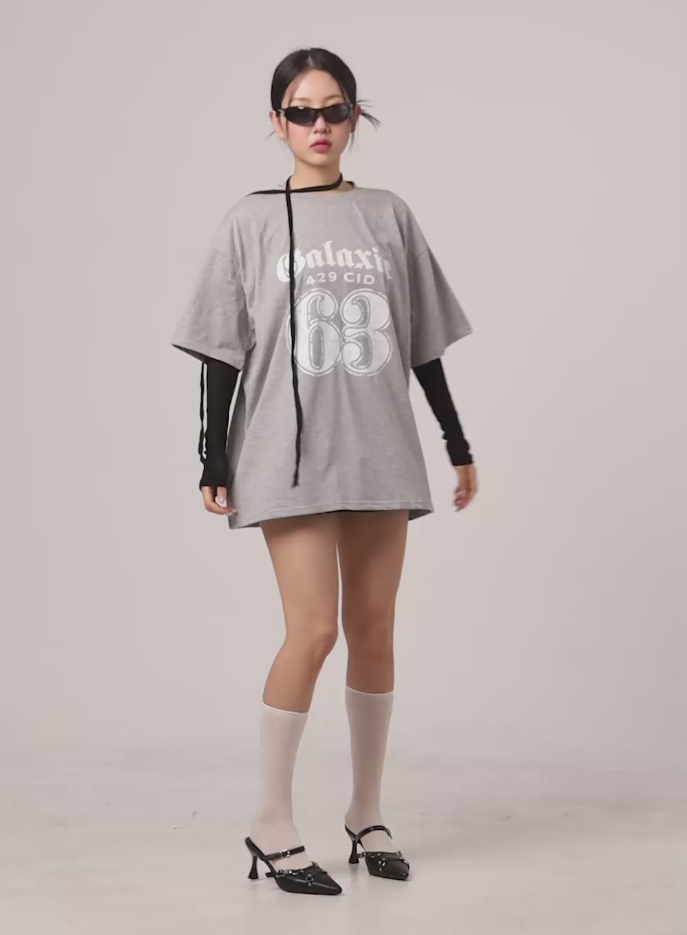 Oversized Graphic T-Shirt OU403