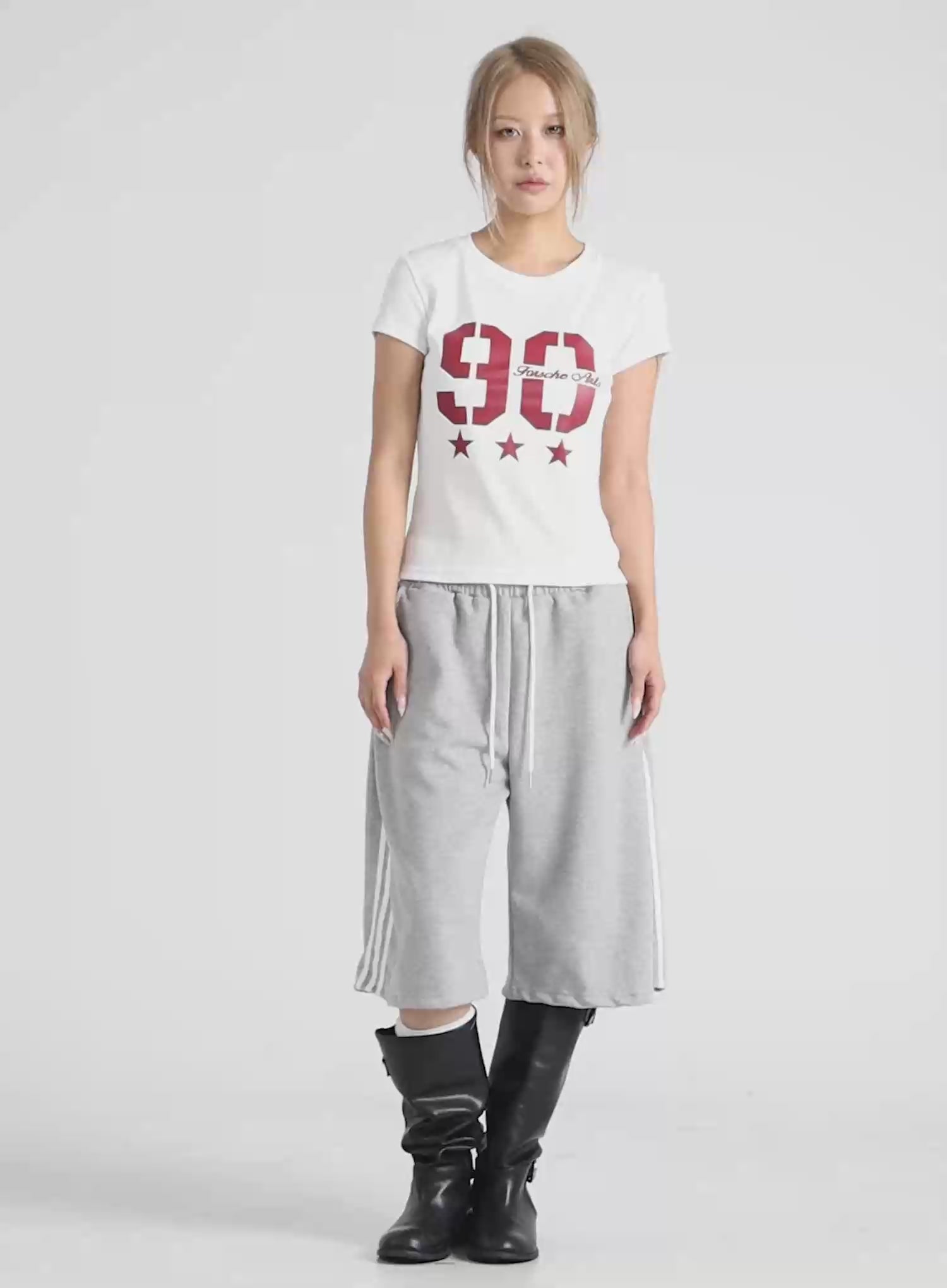 Graphic Crop Tee CU523
