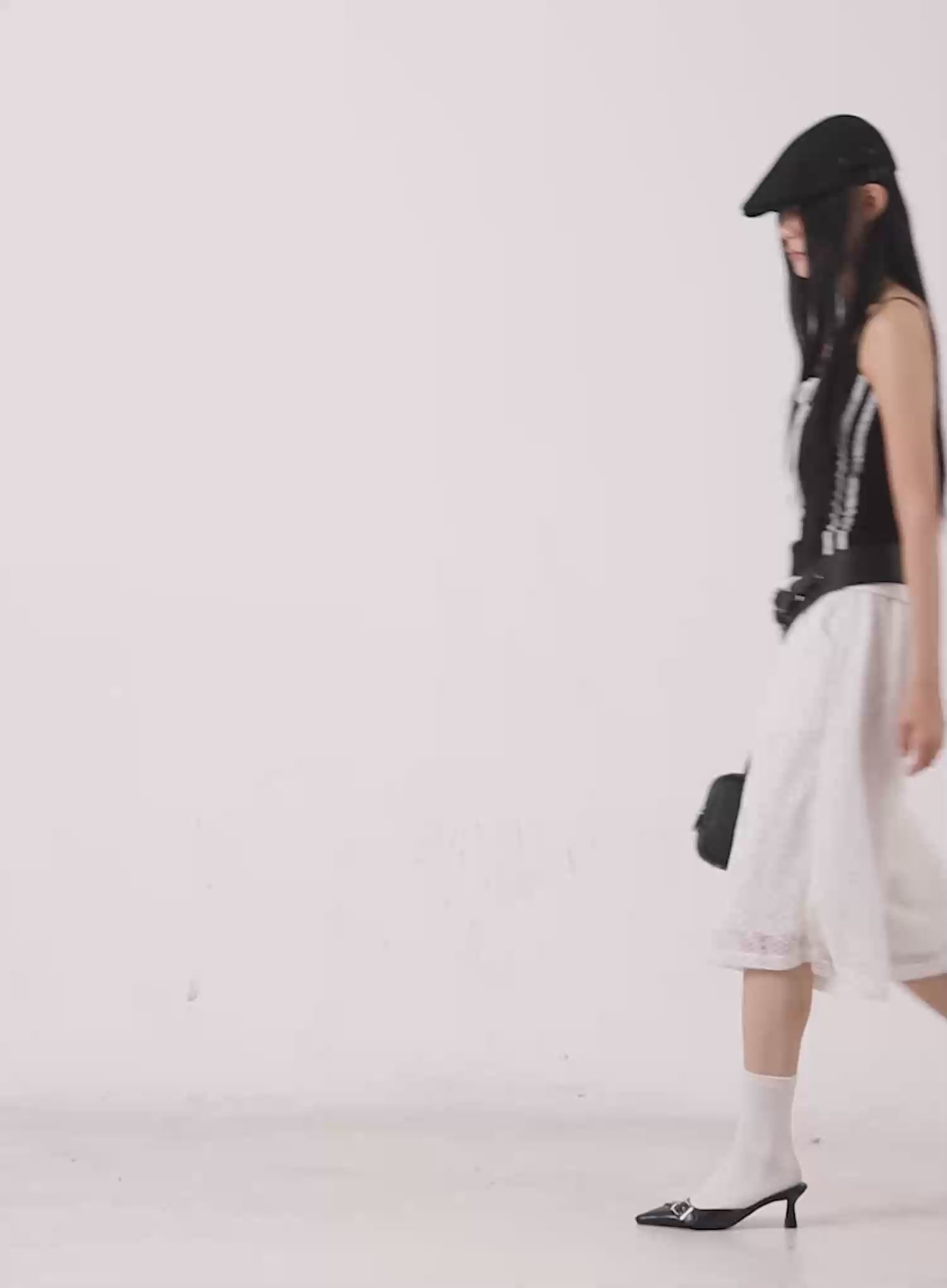 Double Cross Chain Necklace CL530