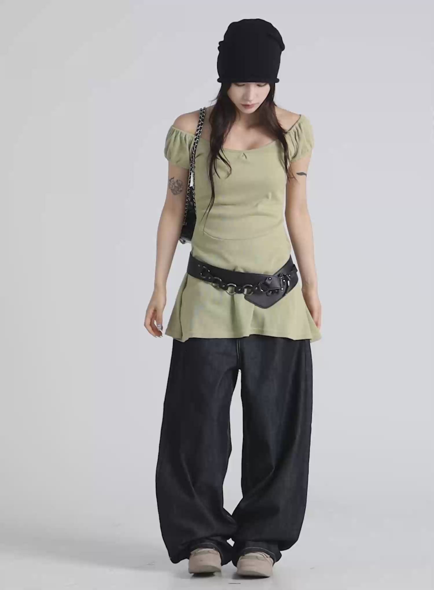 Adira Baggy Wide Jeans CU510