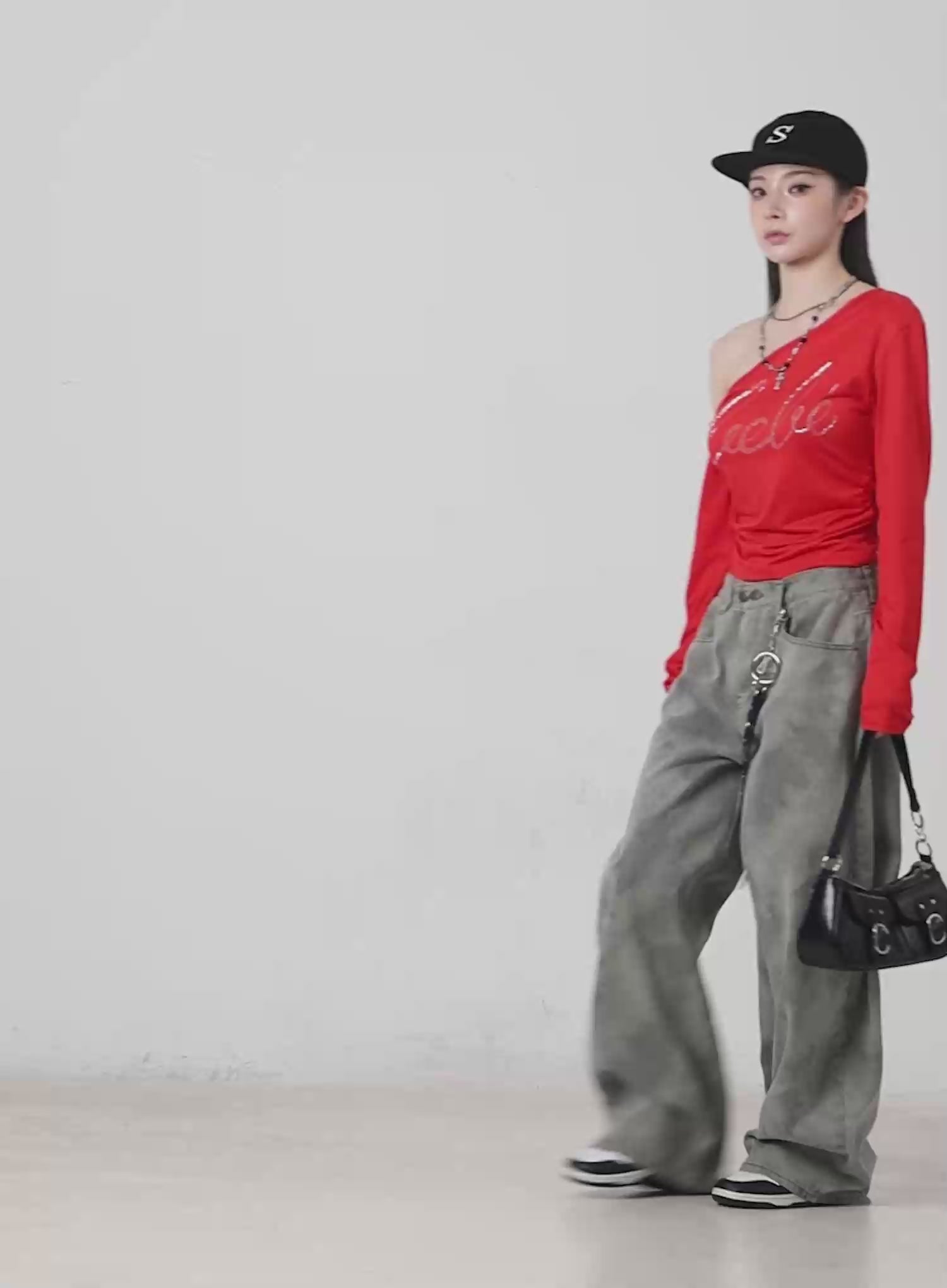 Vintage Washed Wide Leg Pants CM519