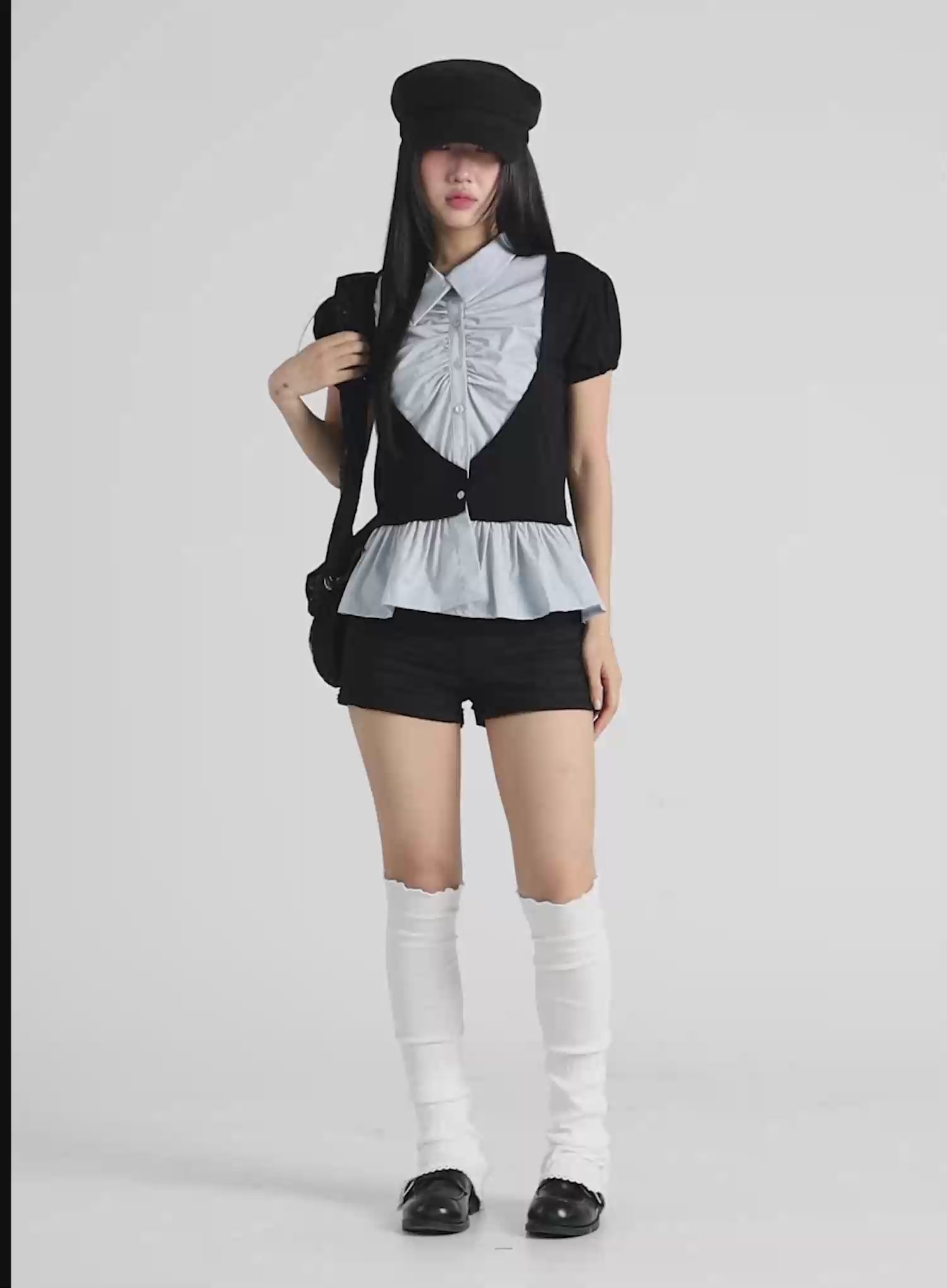 Ruffle Lace Trim Shorts CY513