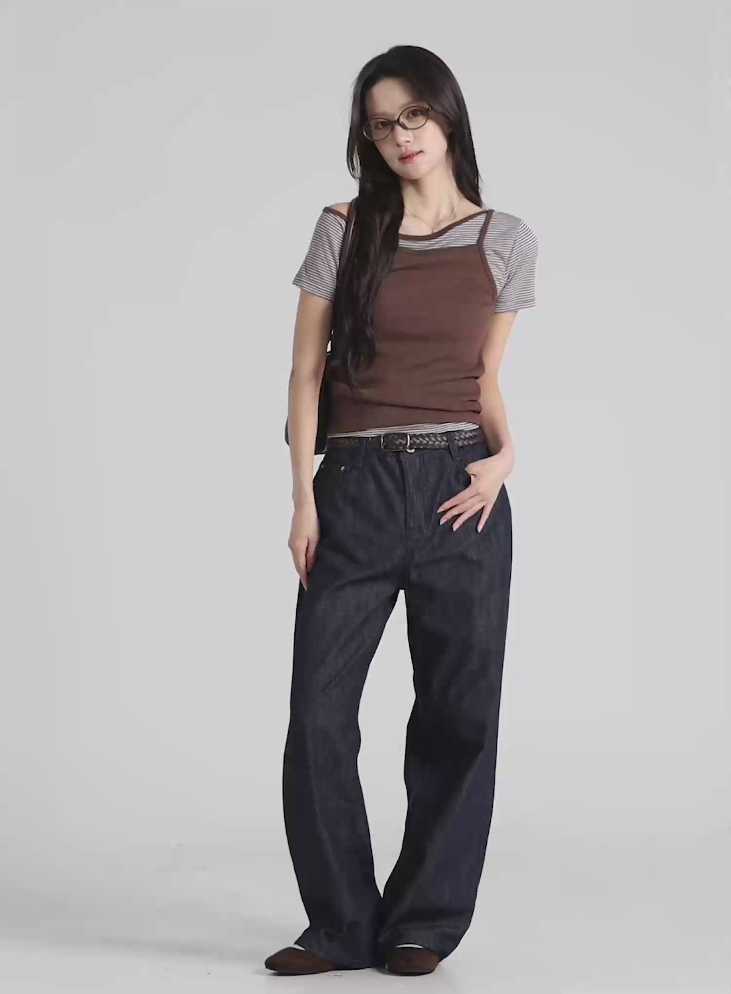 Elari Deep Blue Low-Rise Jeans CU522