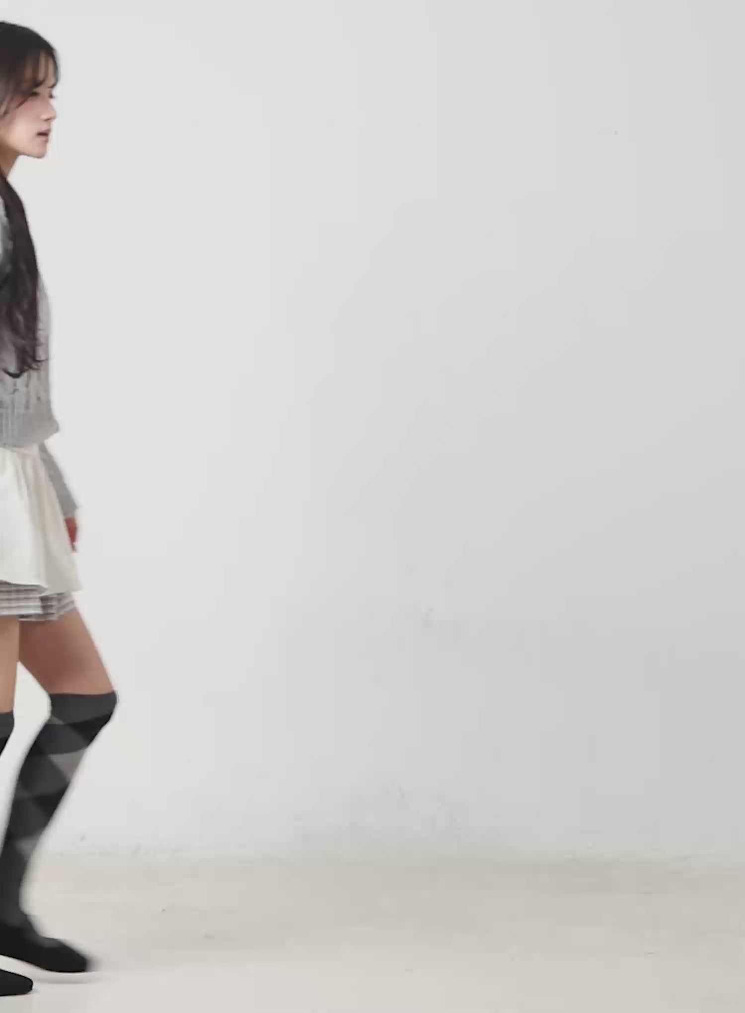 Cable Knit Zip-Up Jacket CM510