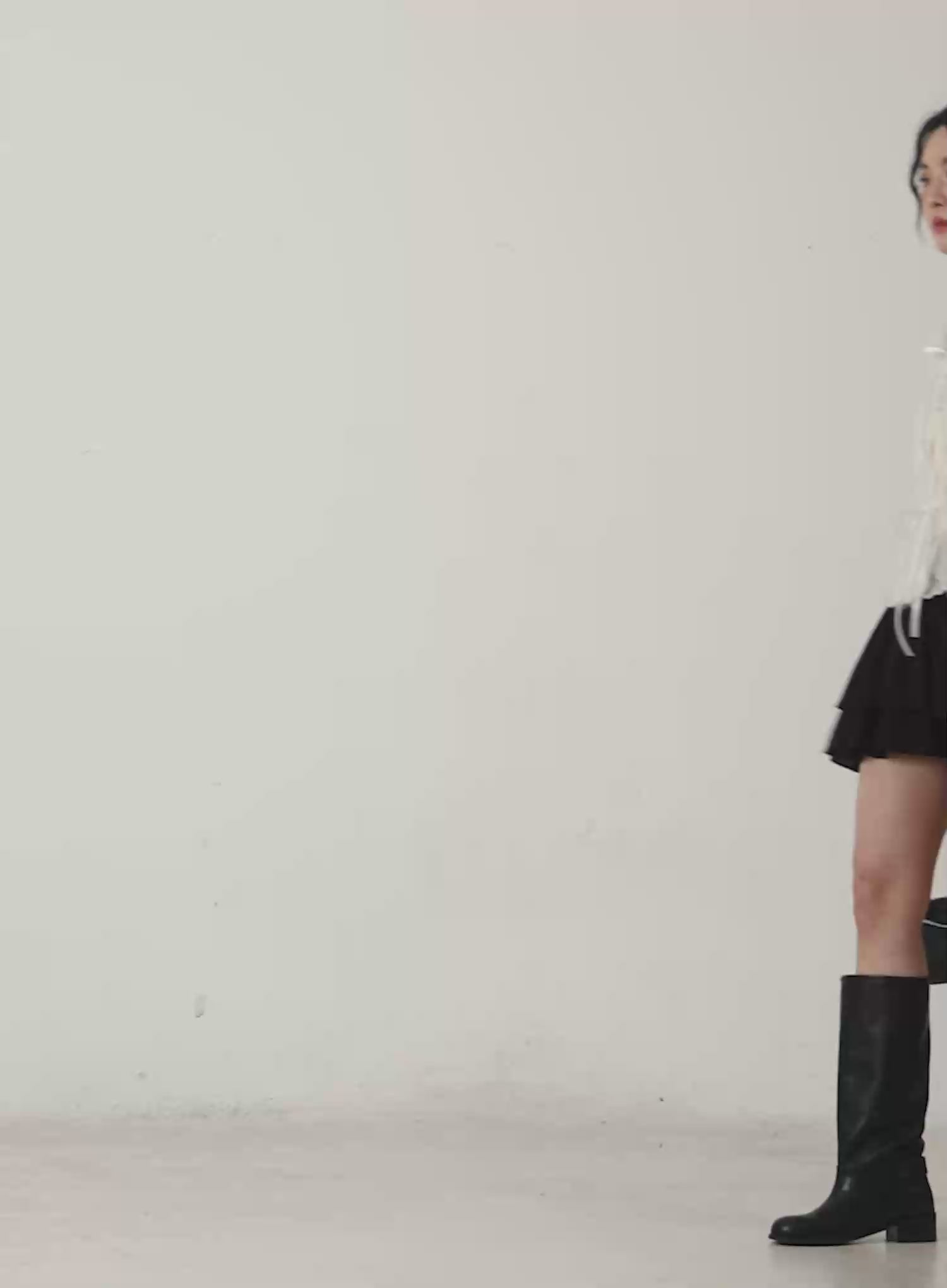 Romantic Frill Ribbon Knit Cardigan CJ523