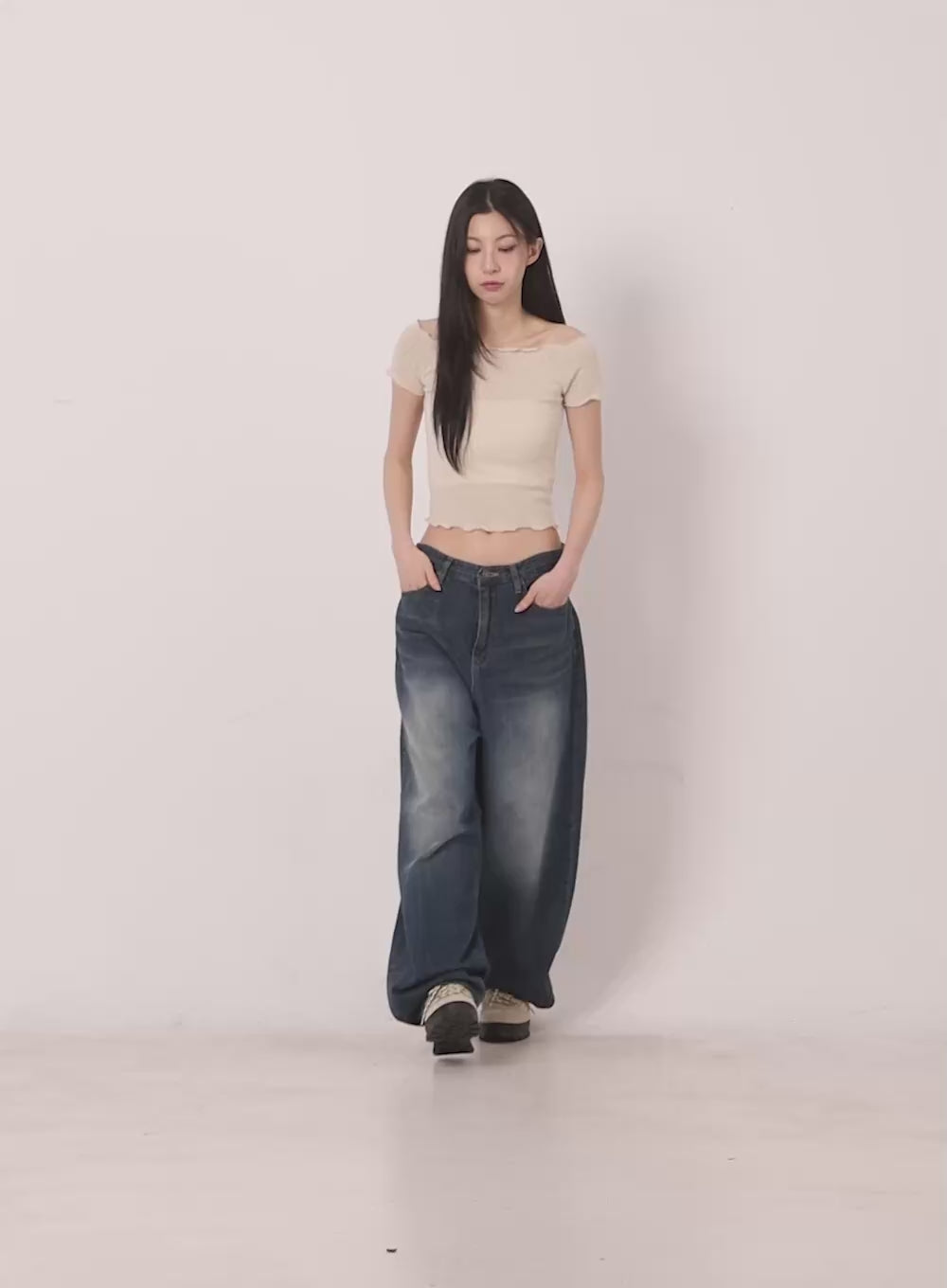 Selene Baggy Jeans IY516