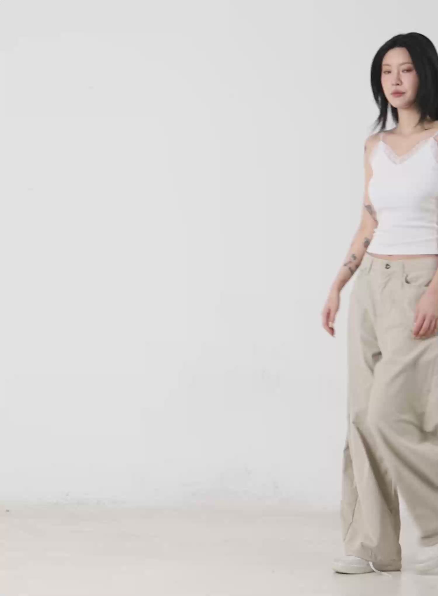 V-Neck Lace Camisole Top CF526