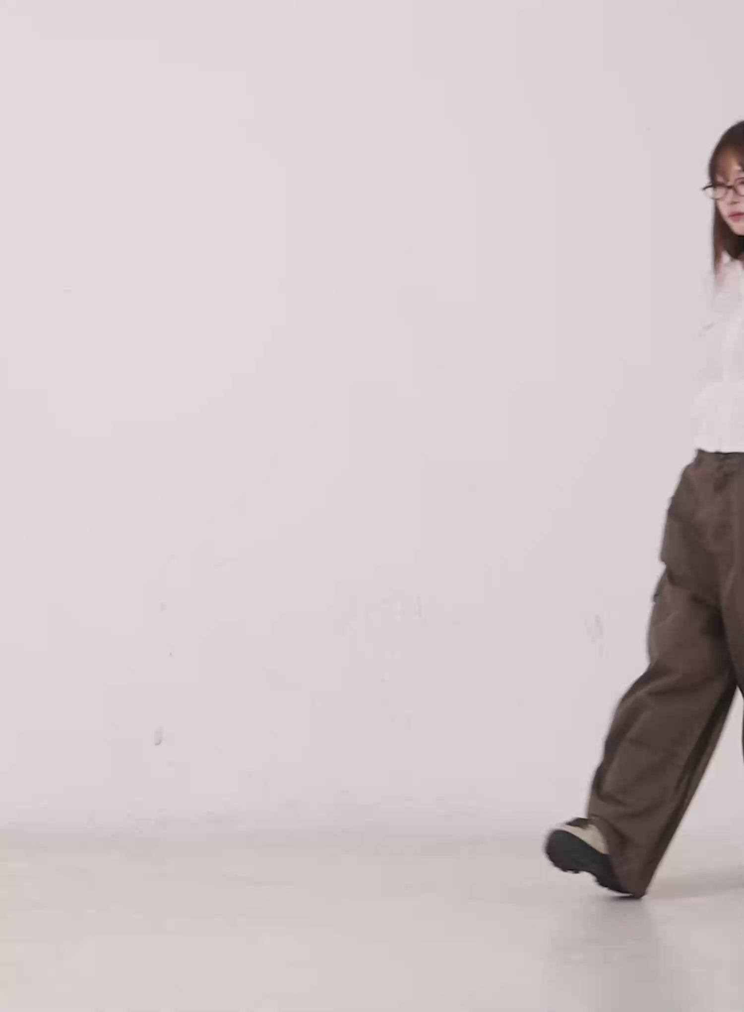 Utility Pocket Wide-Leg Trousers CS501