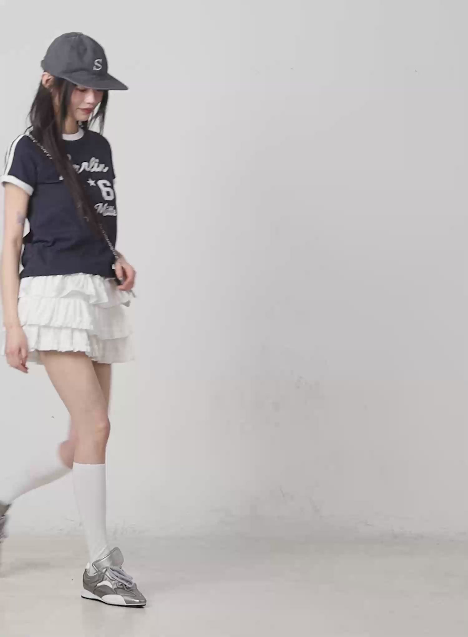 Ruffle Layered Mini Skirt CM524