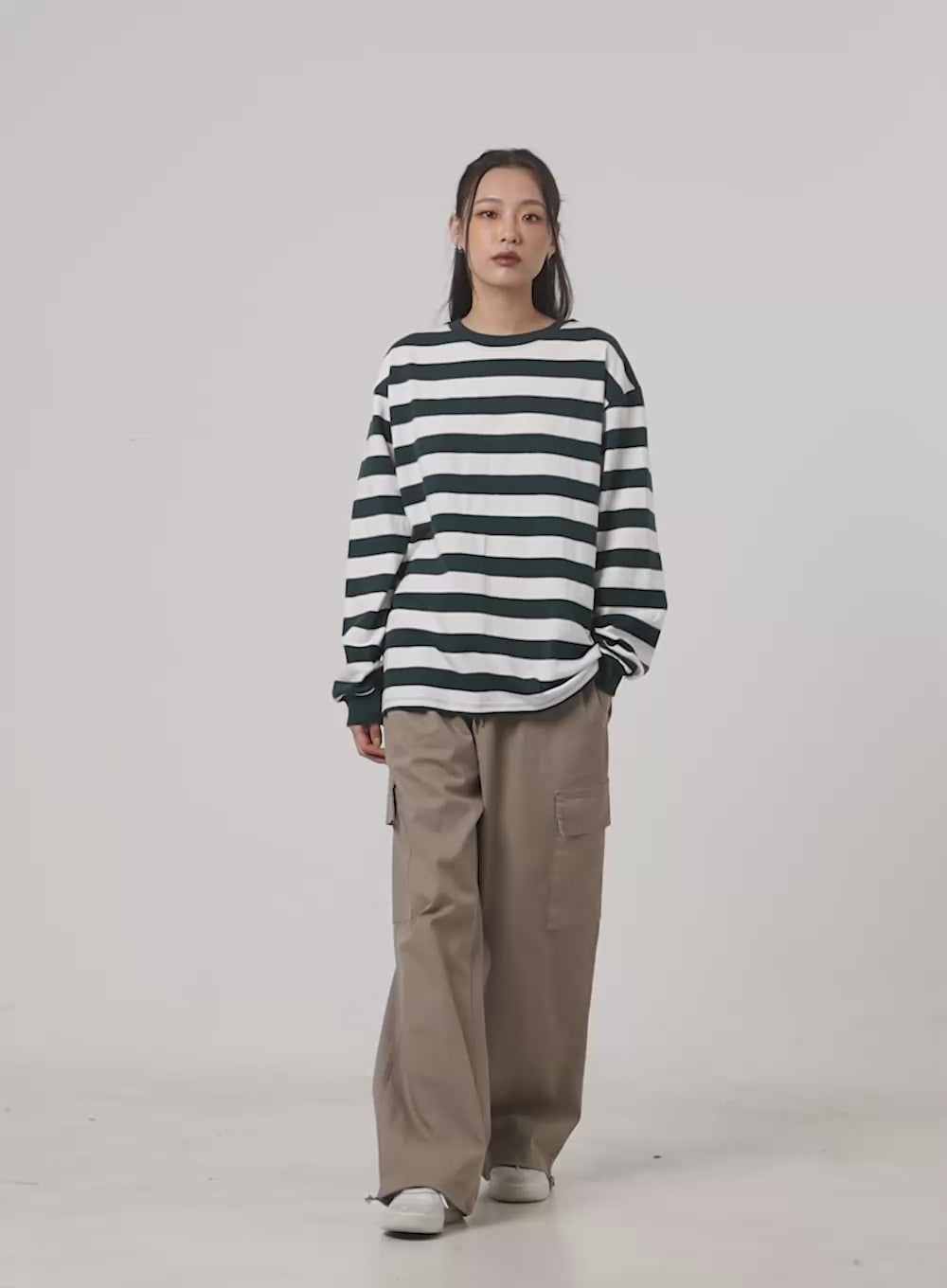 Wide Leg Cargo Pants CO414