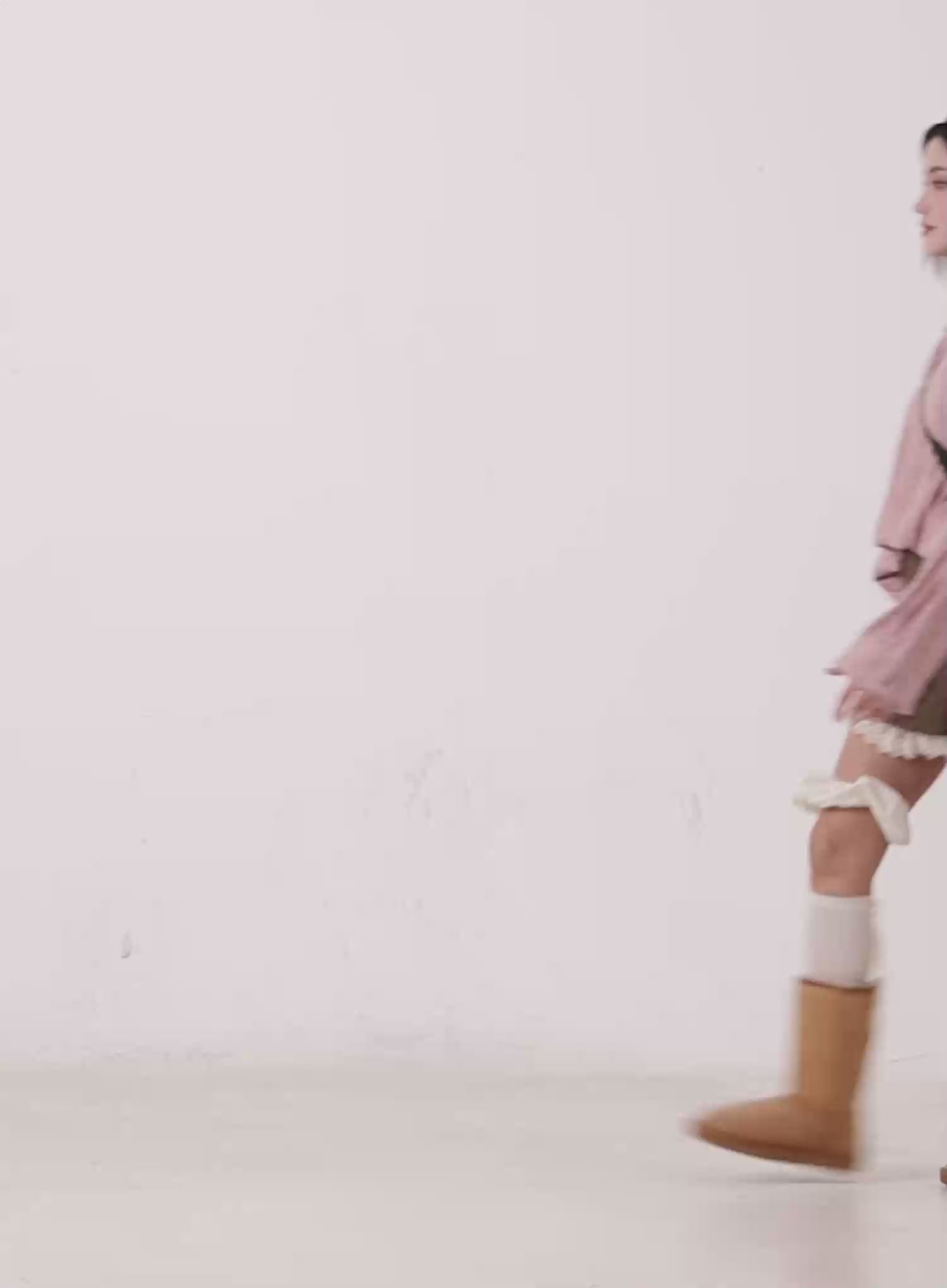 Cable Knit Half-Zip Sweater IO520