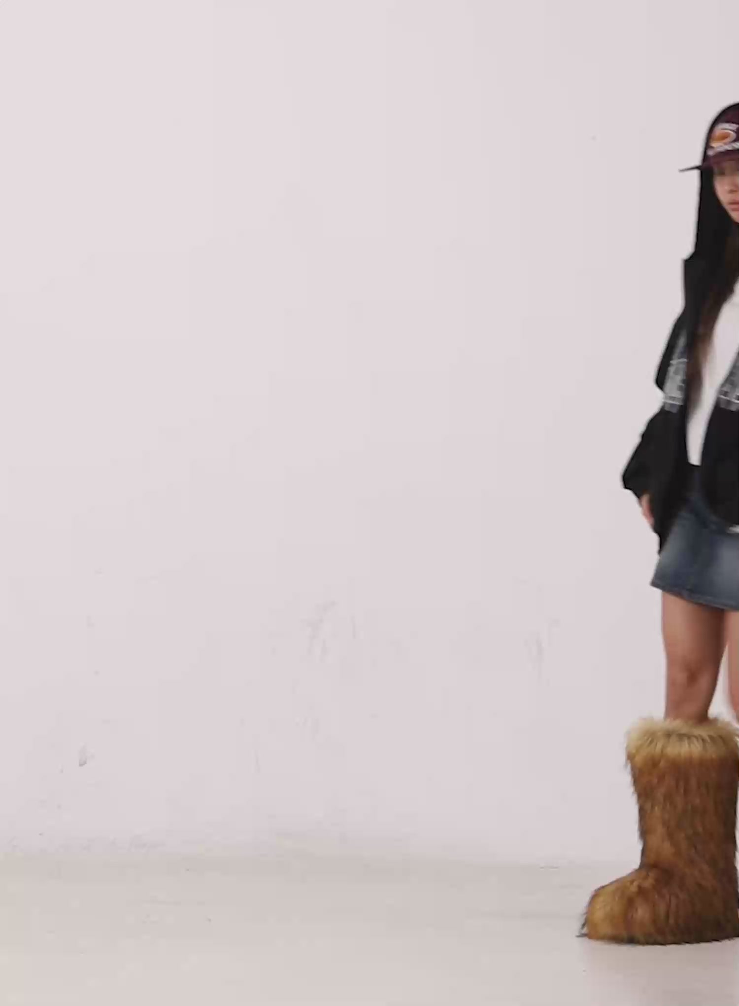 Washed Denim Mini Skirt CO513