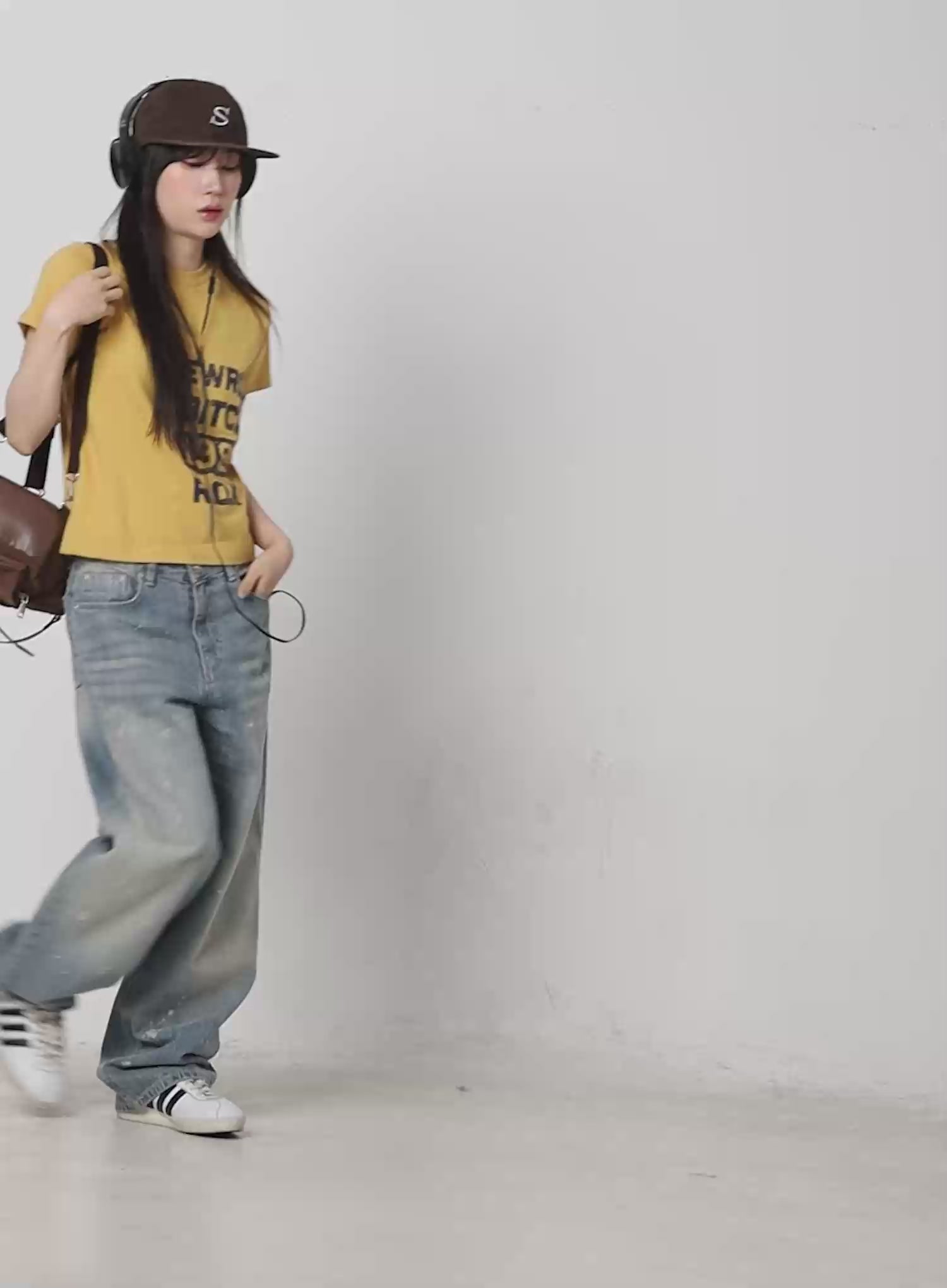 Adhara Vintage Baggy Jeans CA502