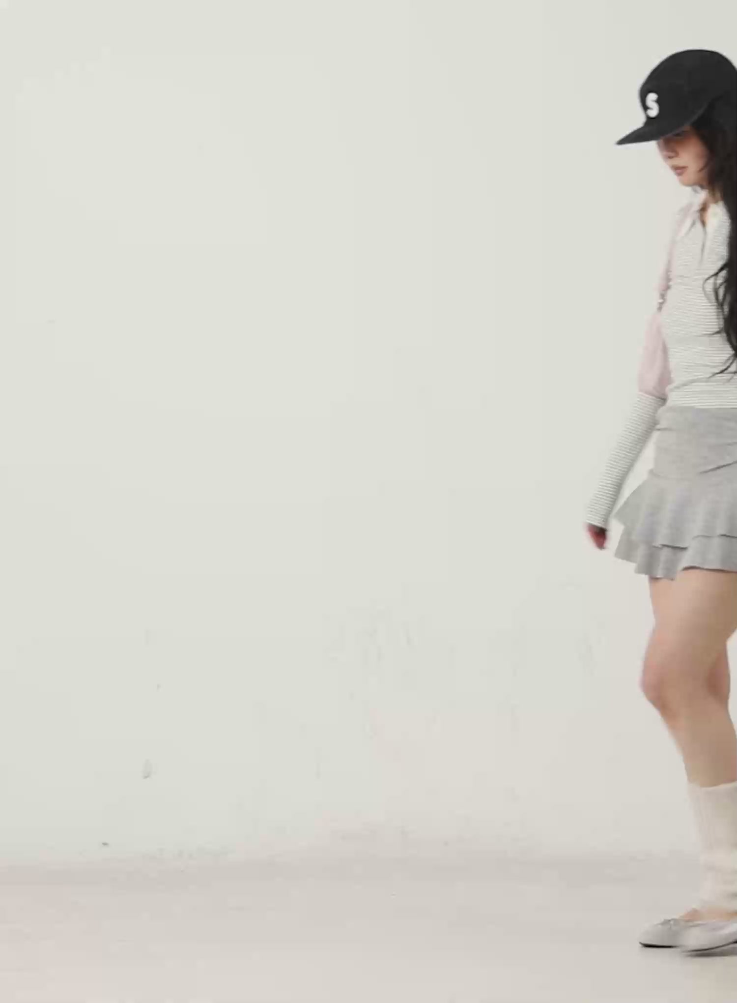 Double Layer Ruffle Mini Skirt CN517