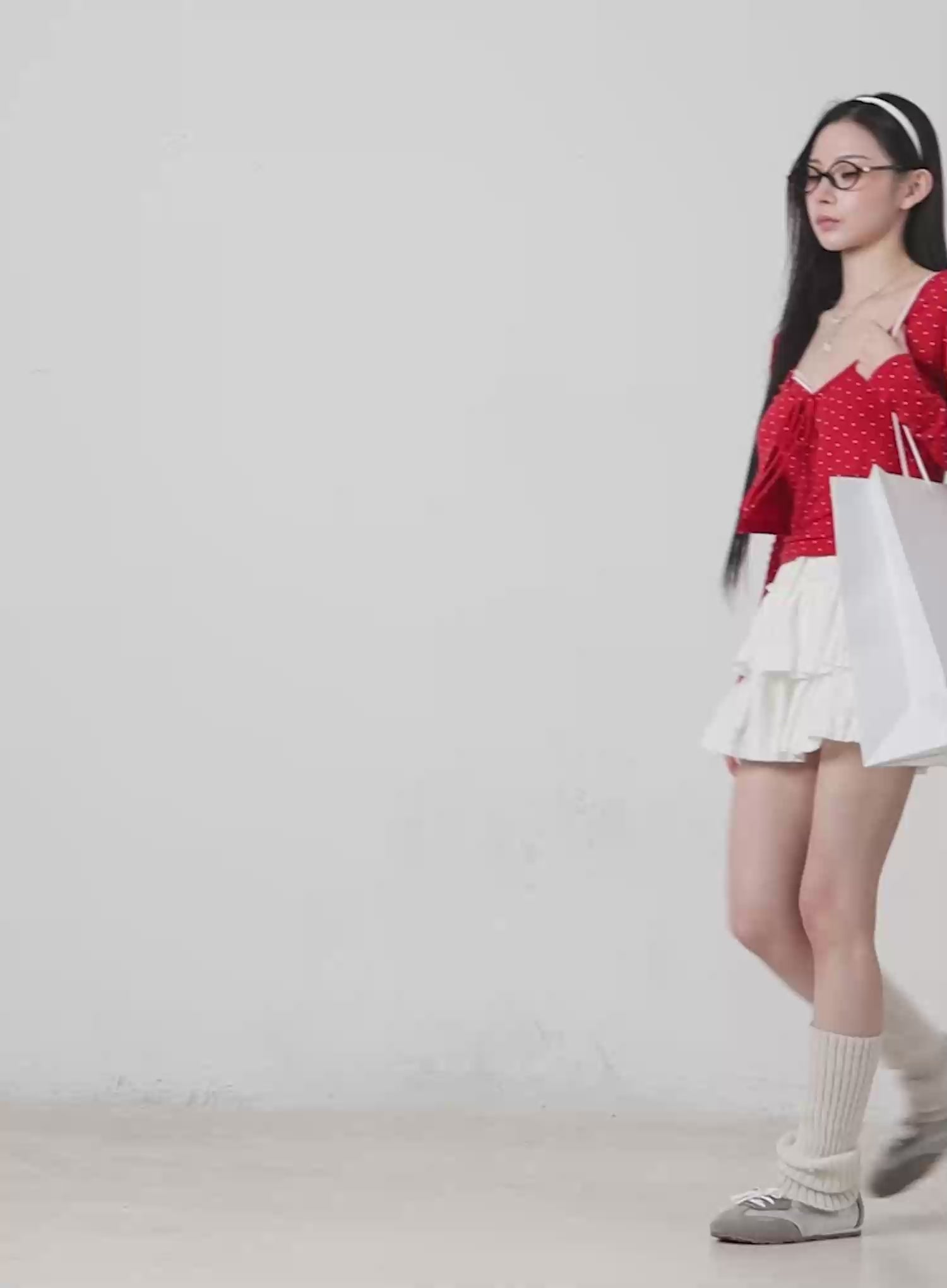 Tiered Ruffle Flared Mini Skirt CM518