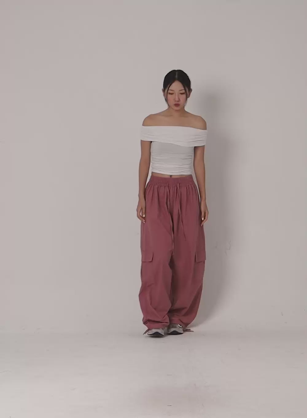 Off-Shoulder Crop Top CG319