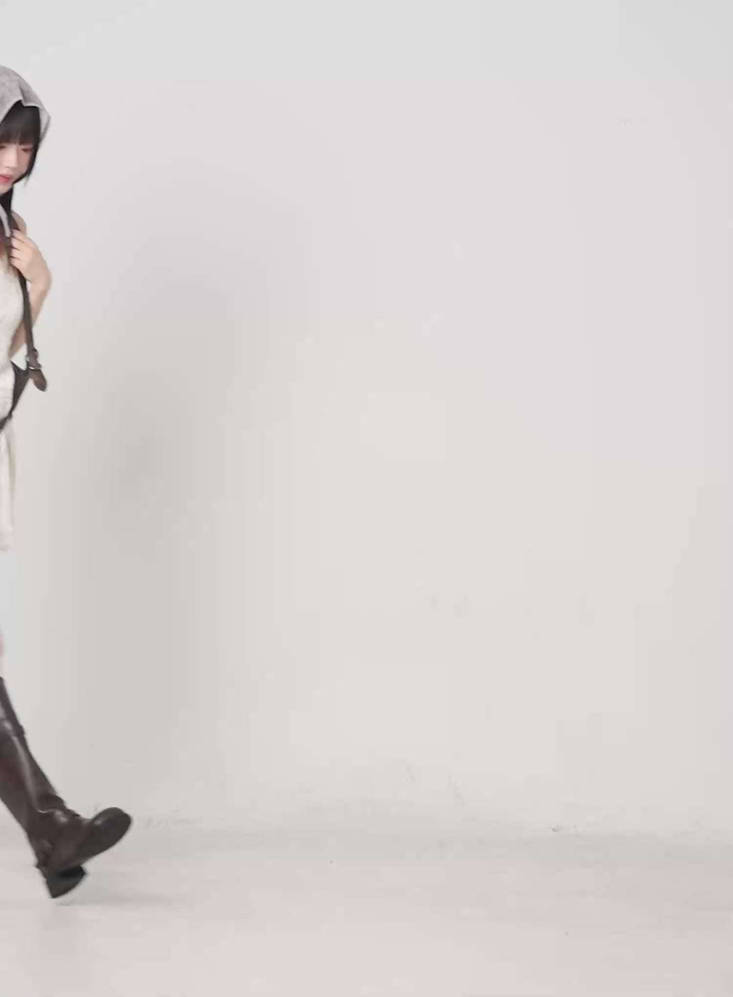 Plaid Sheer Headscarf IM523