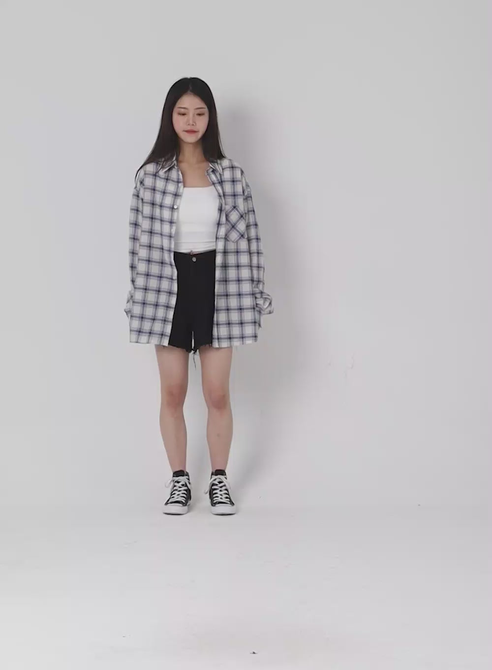 棉質寬幅短褲 OU319