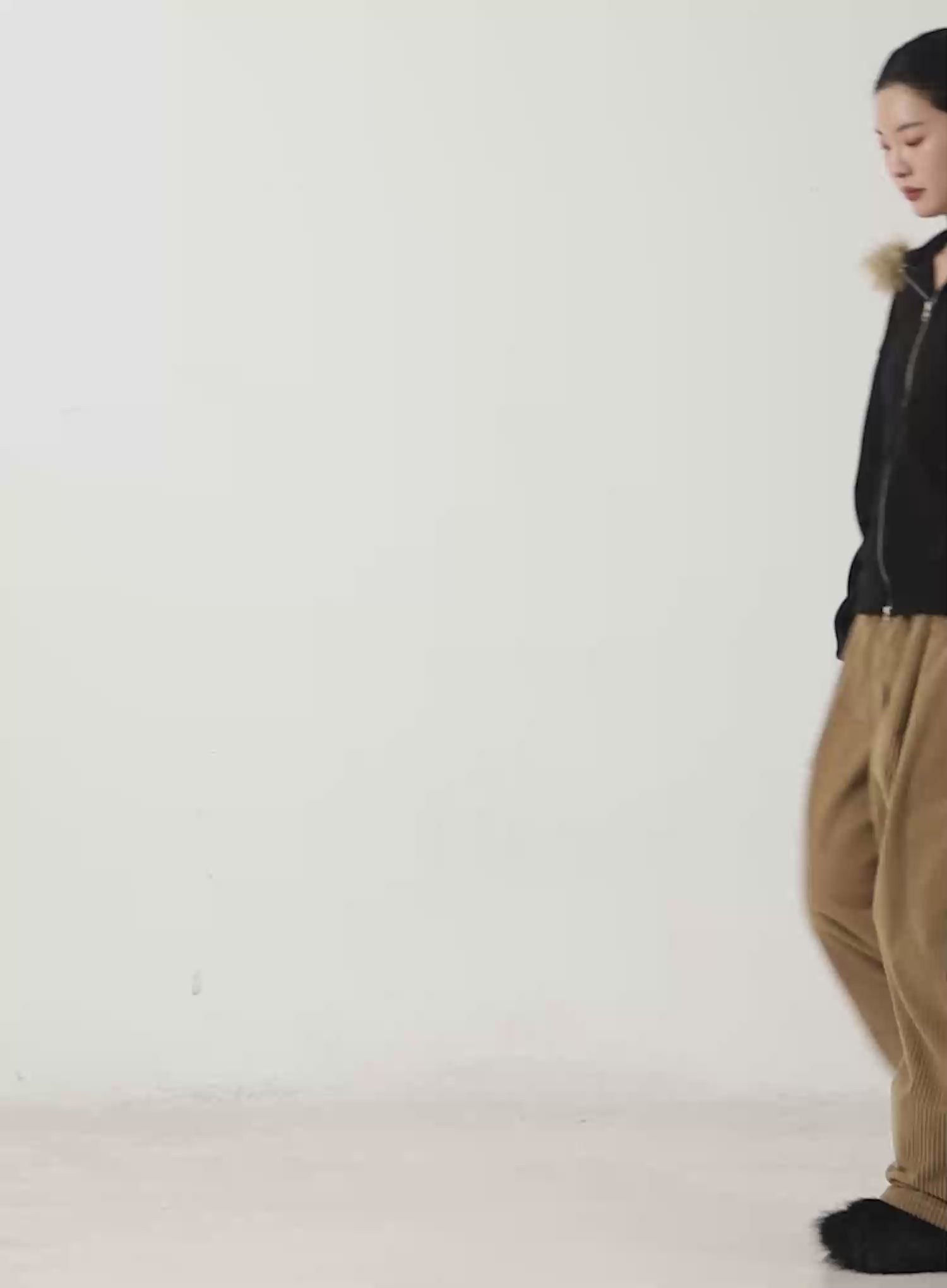 Trimmed Zip-Up Hoodie CD505