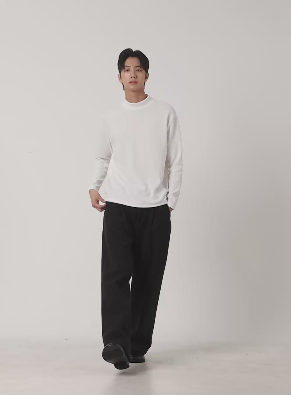 Men's Mock Neck Sweater ID406