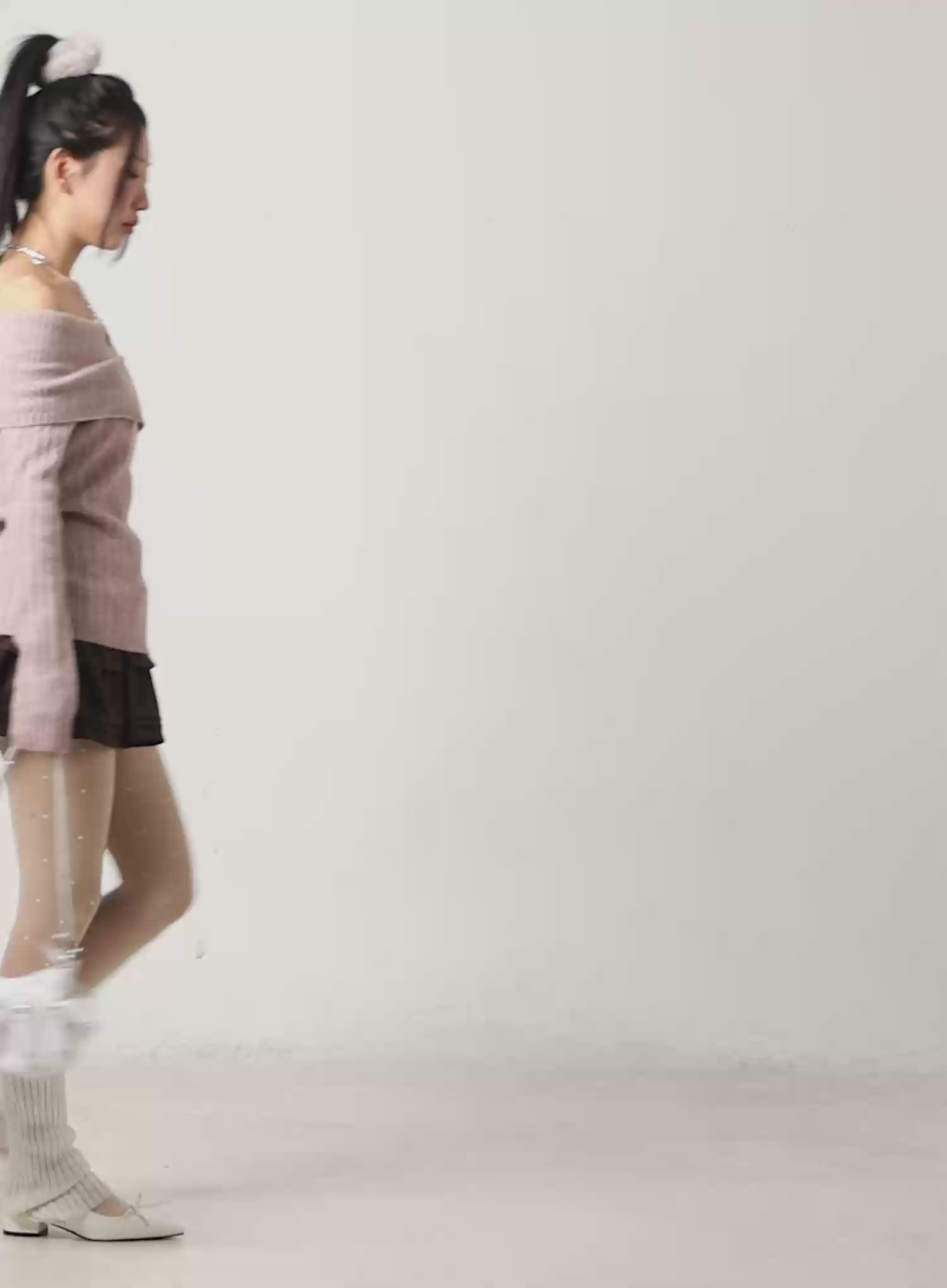 Cozy Ribbed Relaxed Neck Knit Top CD530