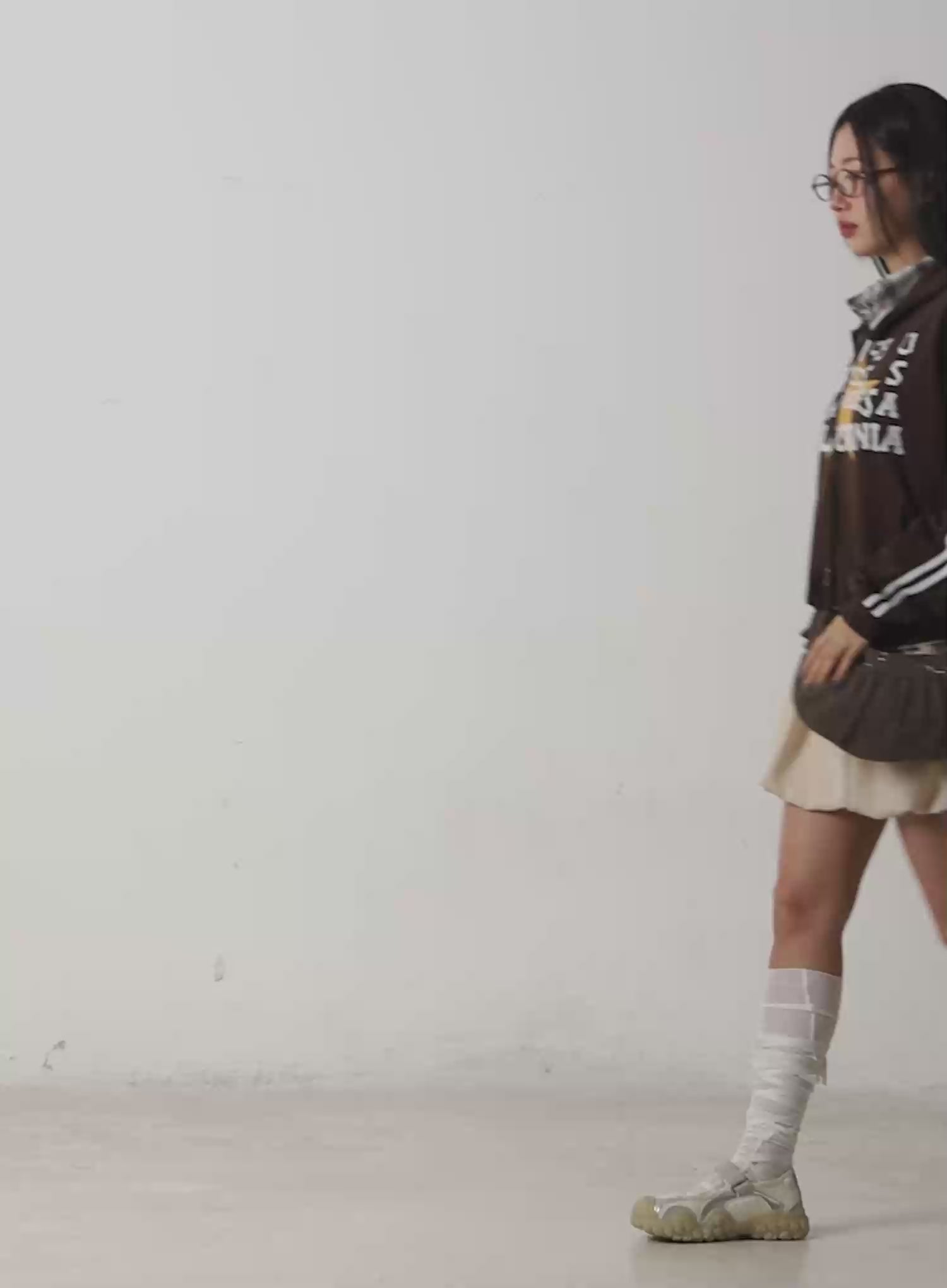 Bubble Hem Mini Skirt CJ530