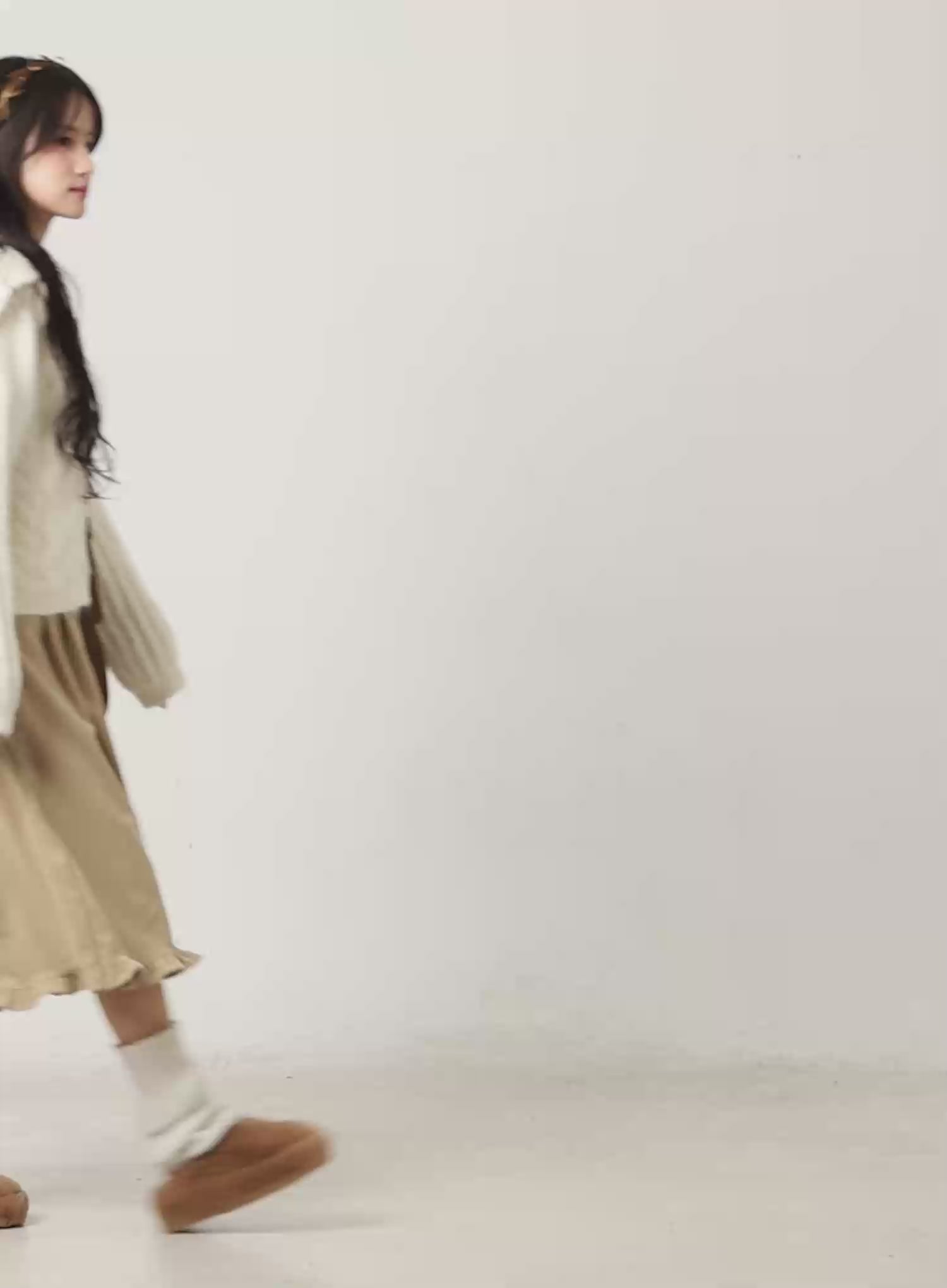 Sailor Collar Cable-Knit Cardigan CD523