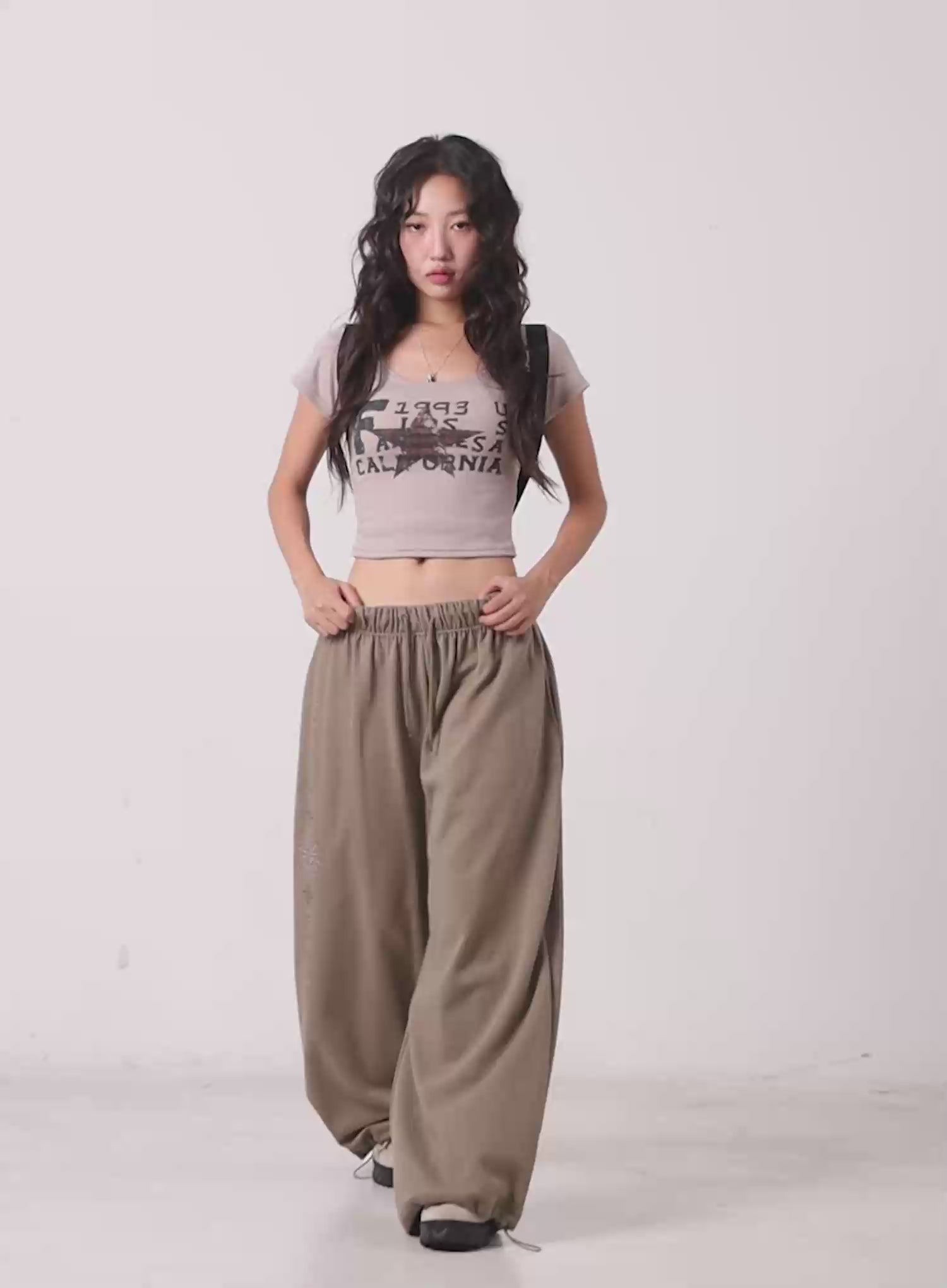 Double Cross Pendant Necklace CL522