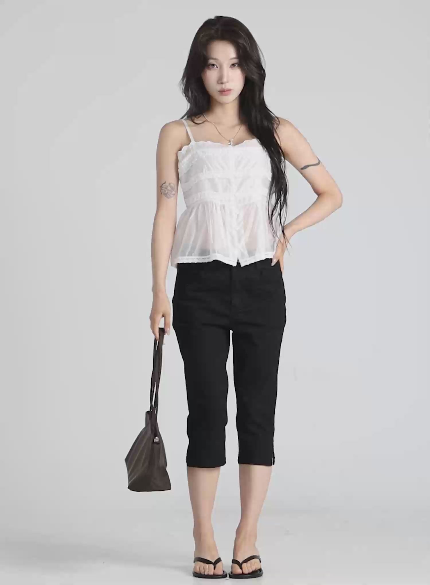 Lace Trim Tank IL521