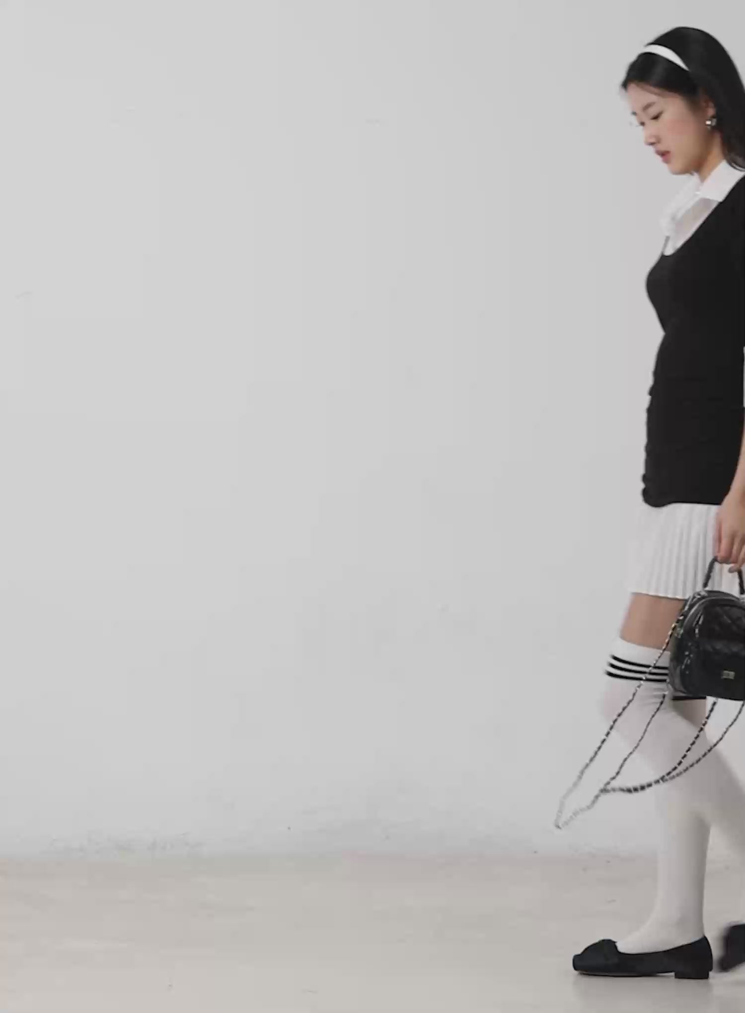 Quilted Mini Chain Backpack IM502