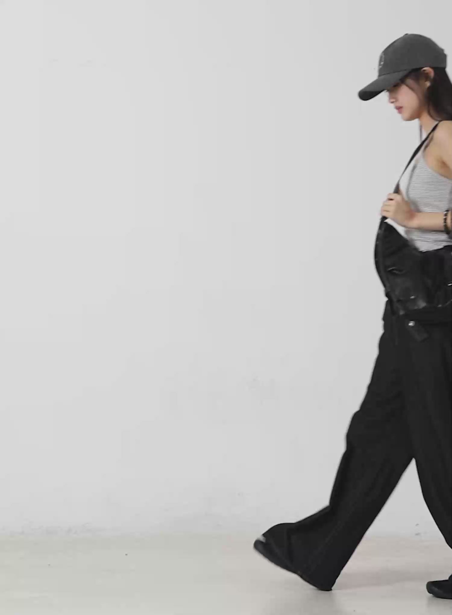 Striped Halter Tank Top IM506