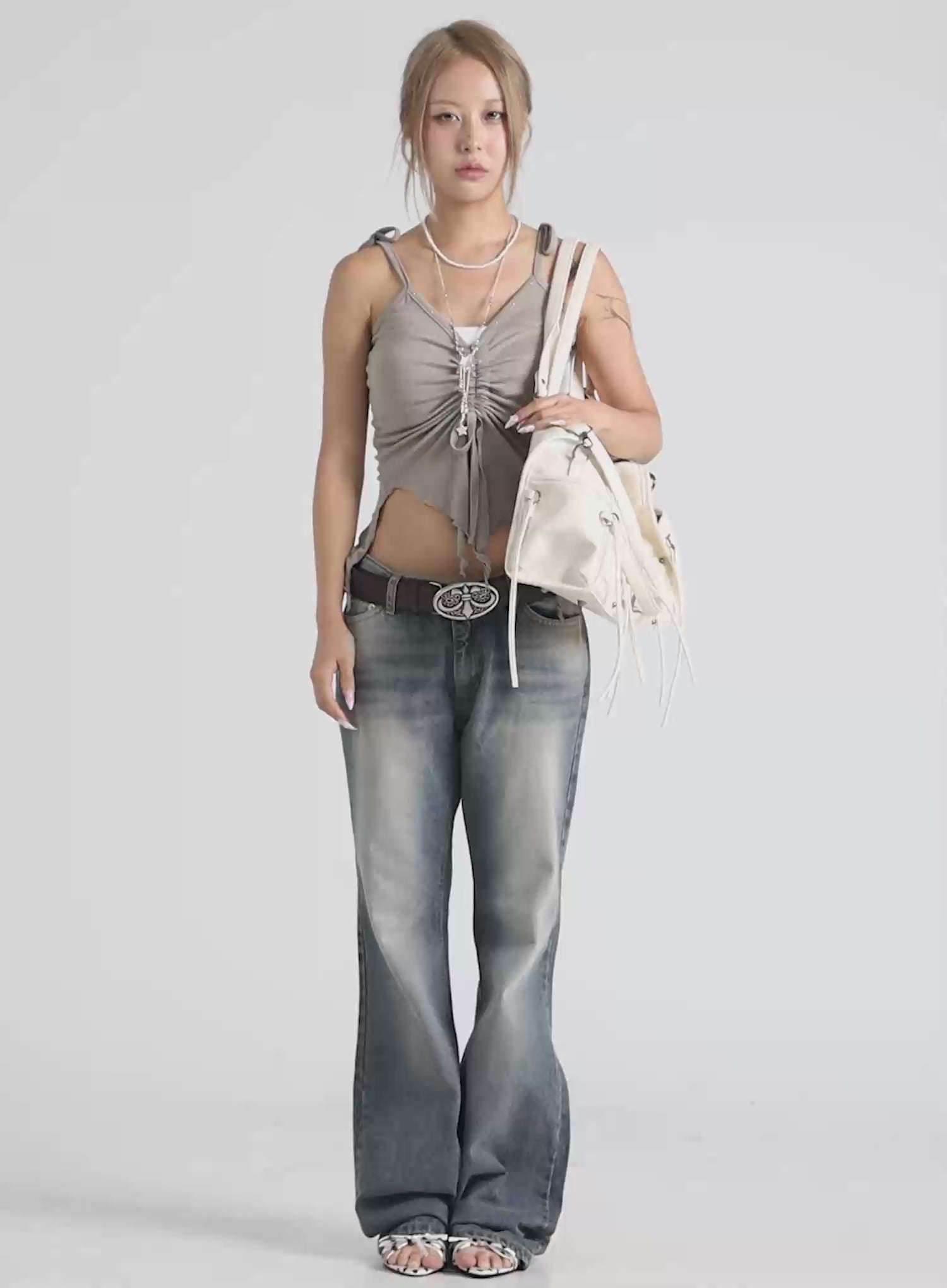 Noel Washed Bootcut Jeans CU524