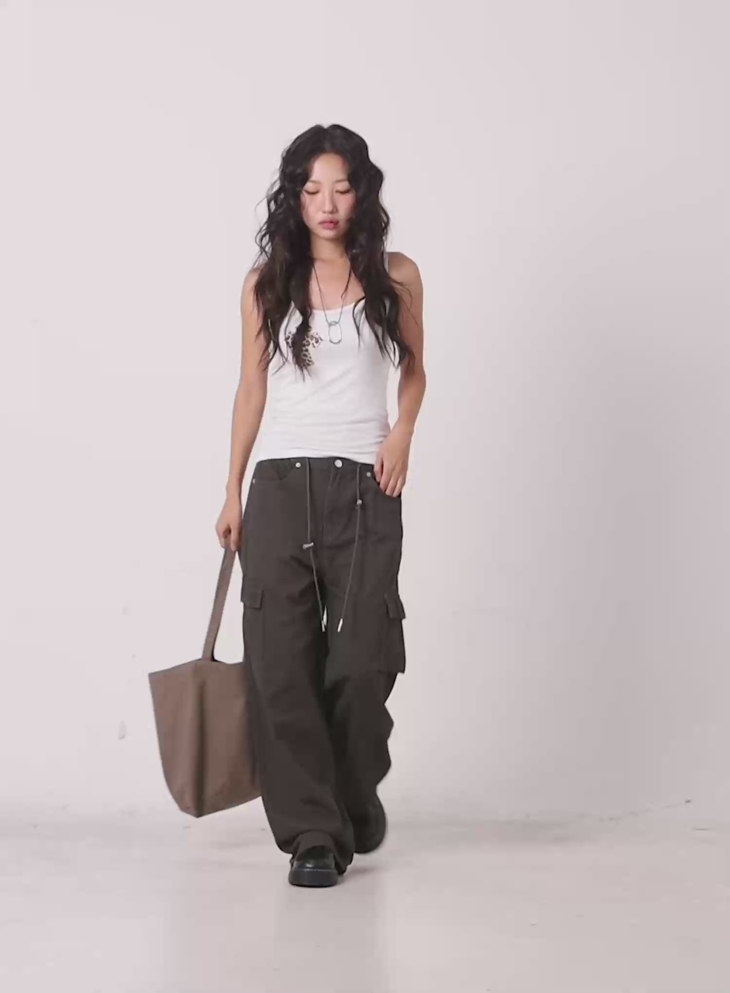 Statement Oval-Ring Necklace CL522