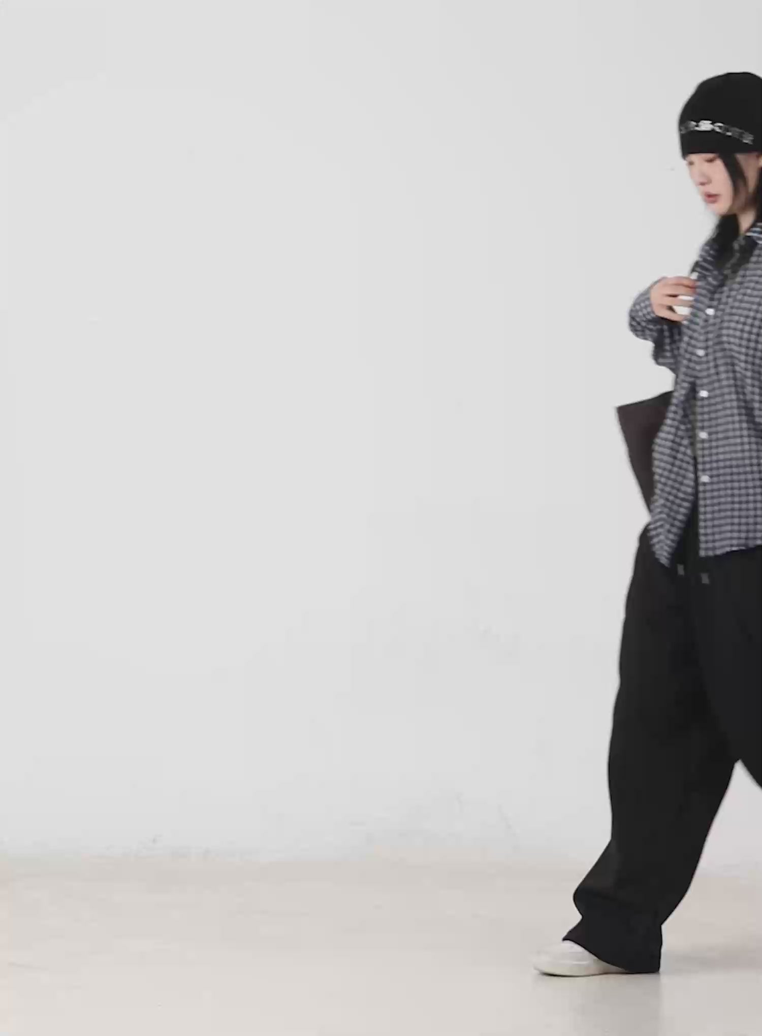 Plaid Button-Up Long Sleeve Shirt CF526