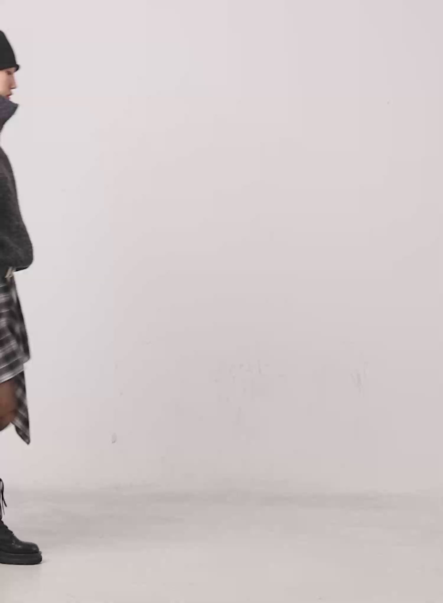 High Neck Chunky Zip Up Sweater IG527