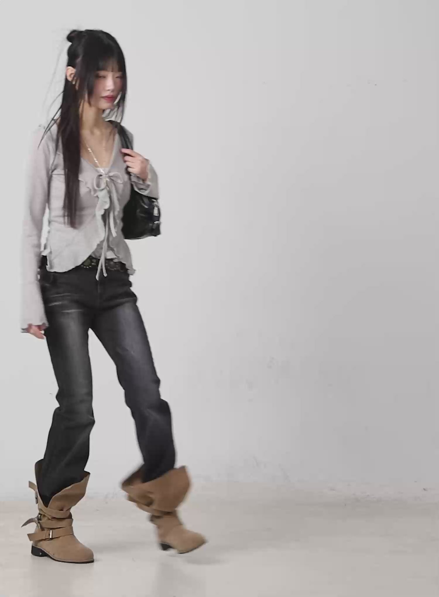 Gio Washed Bootcut Jeans CM524