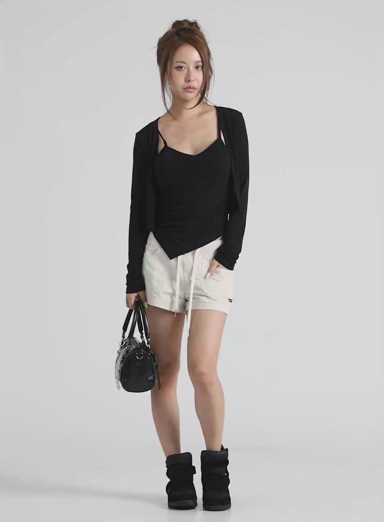 Versatile Cardigan and Tank With Built-In Bra CU502