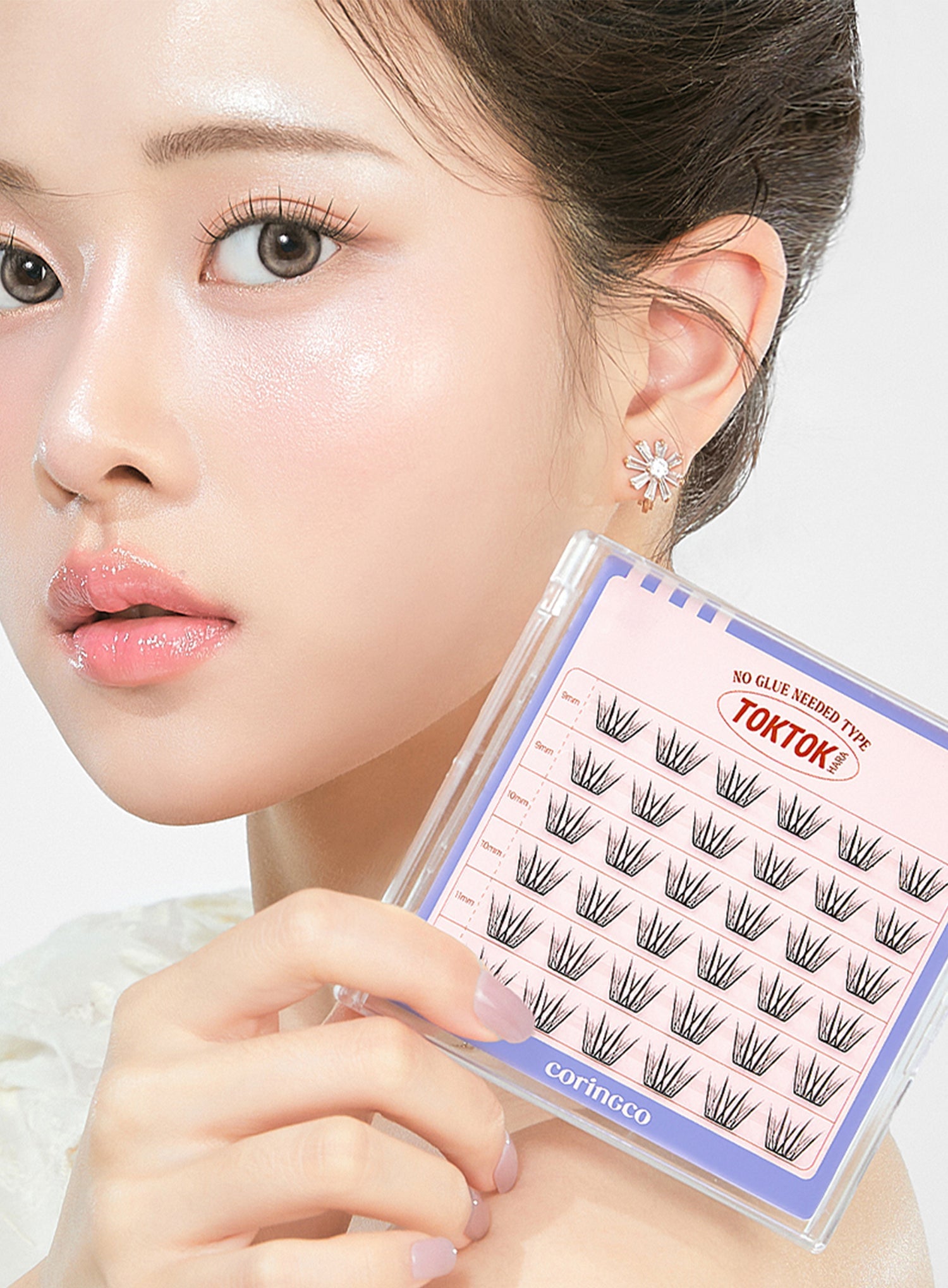 TOKTOKHARA No Glue Eyelash - Long (36pcs-54pcs)