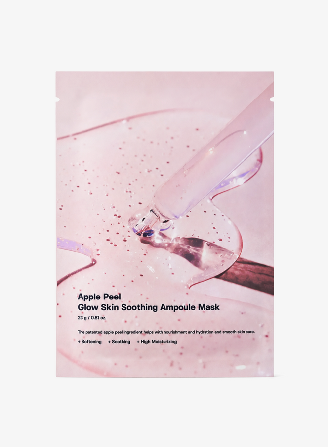 Apple Peel Glow Skin Soothing Ampoule Mask (23ml, 1ea)